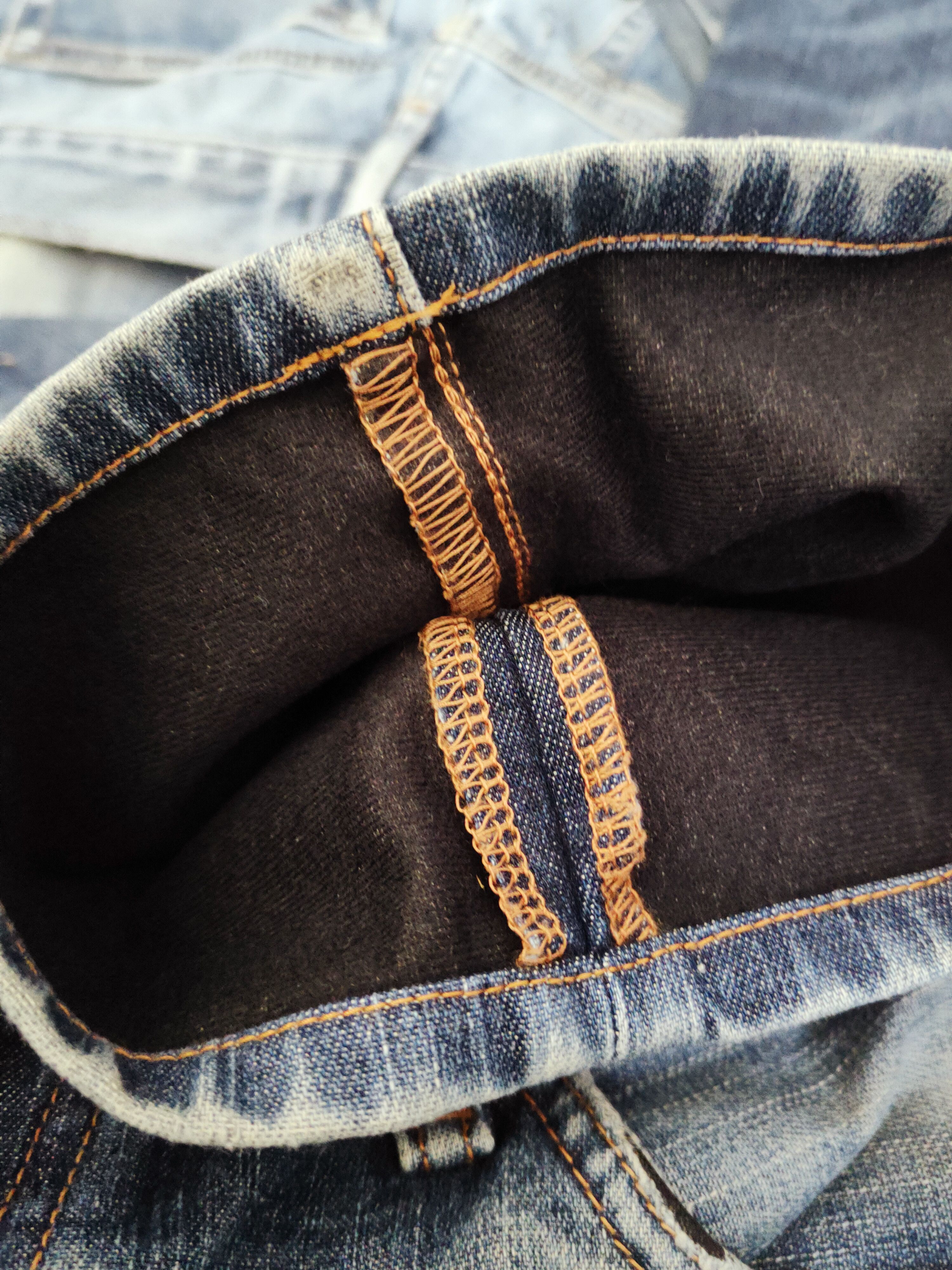 Japanese Brand Uniqlo Dark Blue Distressed Ripped Jeans #W226 Size US 32 / EU 48 - 13 Thumbnail