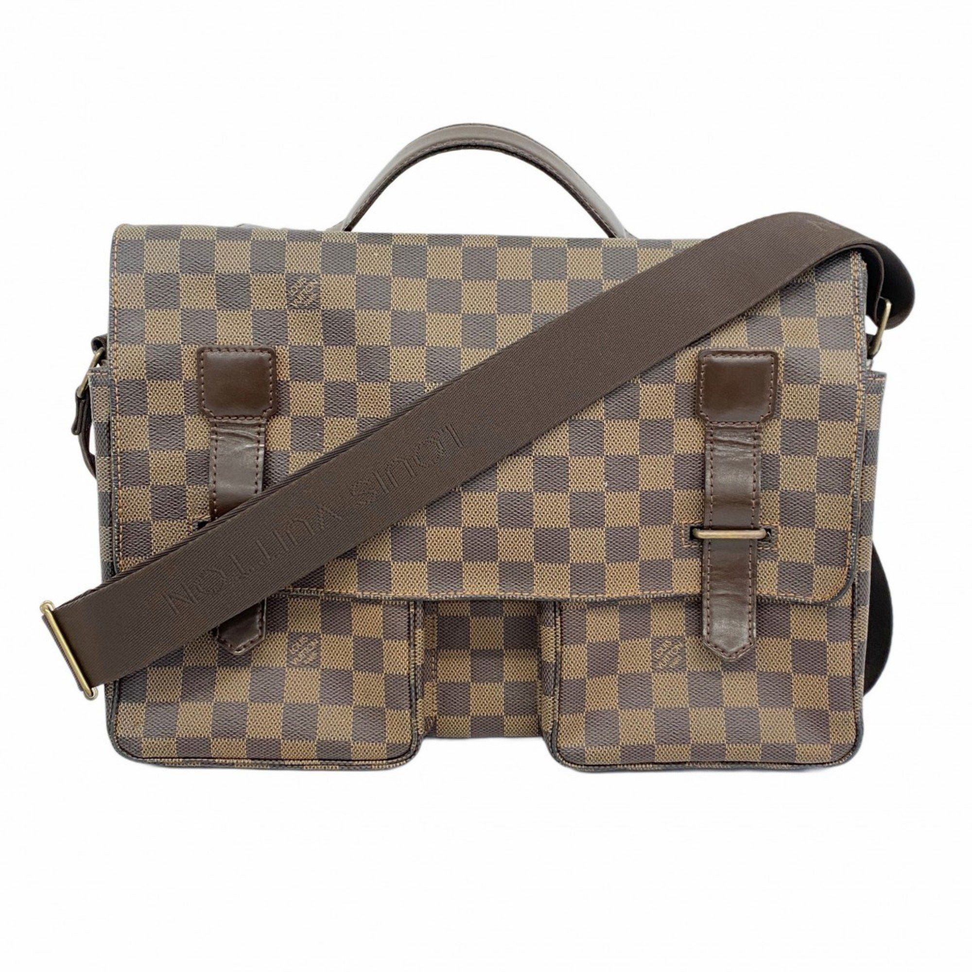 Louis Vuitton Shoulder Bag Damier Broadway N42270 Ebene Ladies, Women's