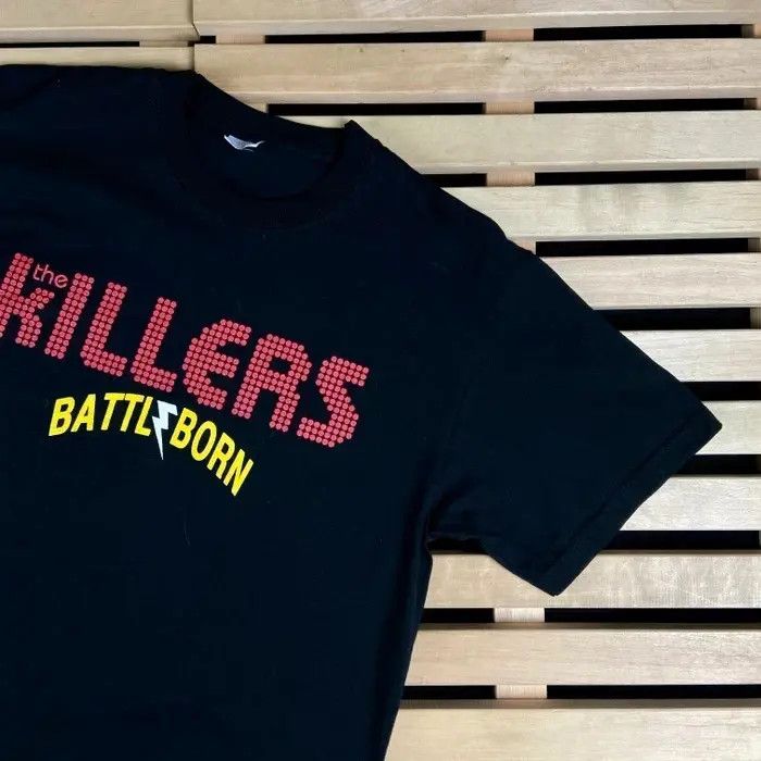 Band Tees Mens Vintage T Shirt The Killers Battle Born Size M Size US M / EU 48-50 / 2 - 2 Thumbnail