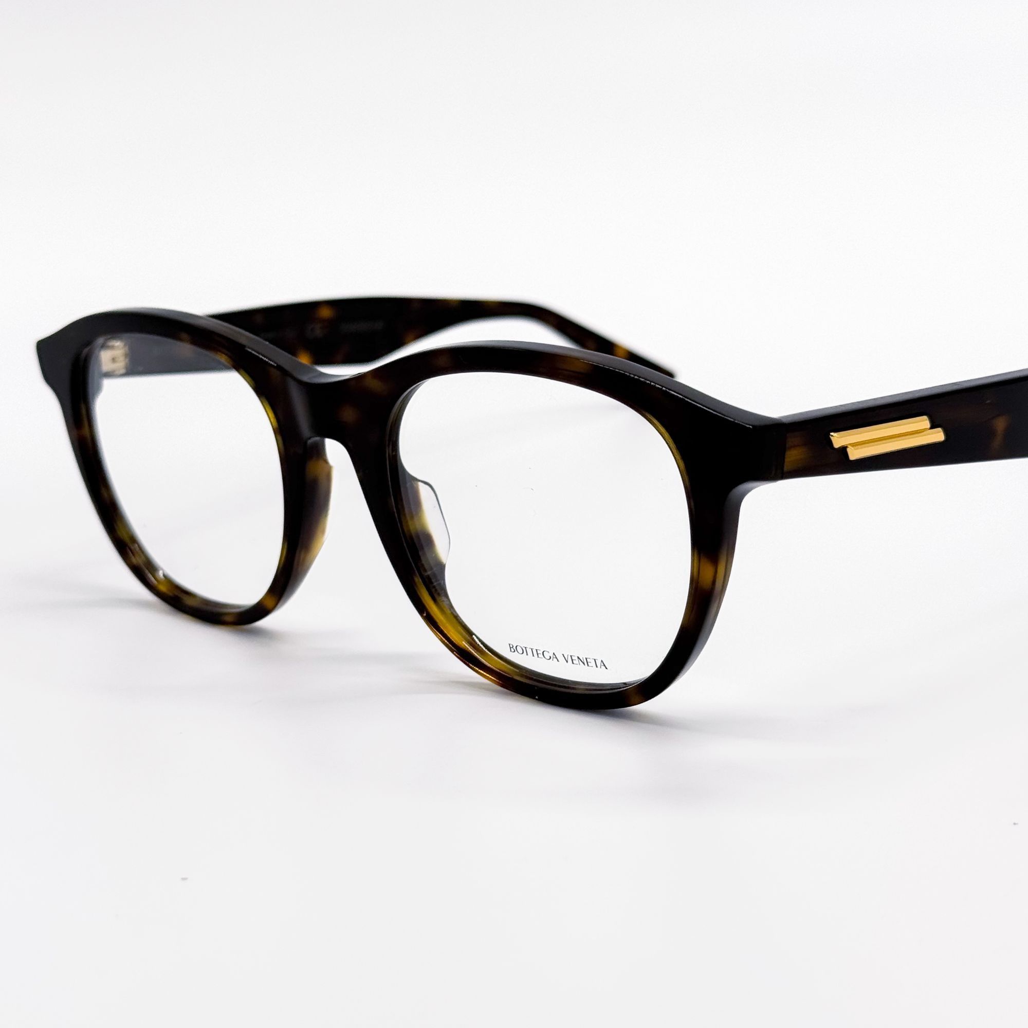 Bottega Veneta NEW BOTTEGA VENETA EYEGLASSES BV1130OA 002 HAVANA ROUND WOME Size ONE SIZE - 2 Thumbnail
