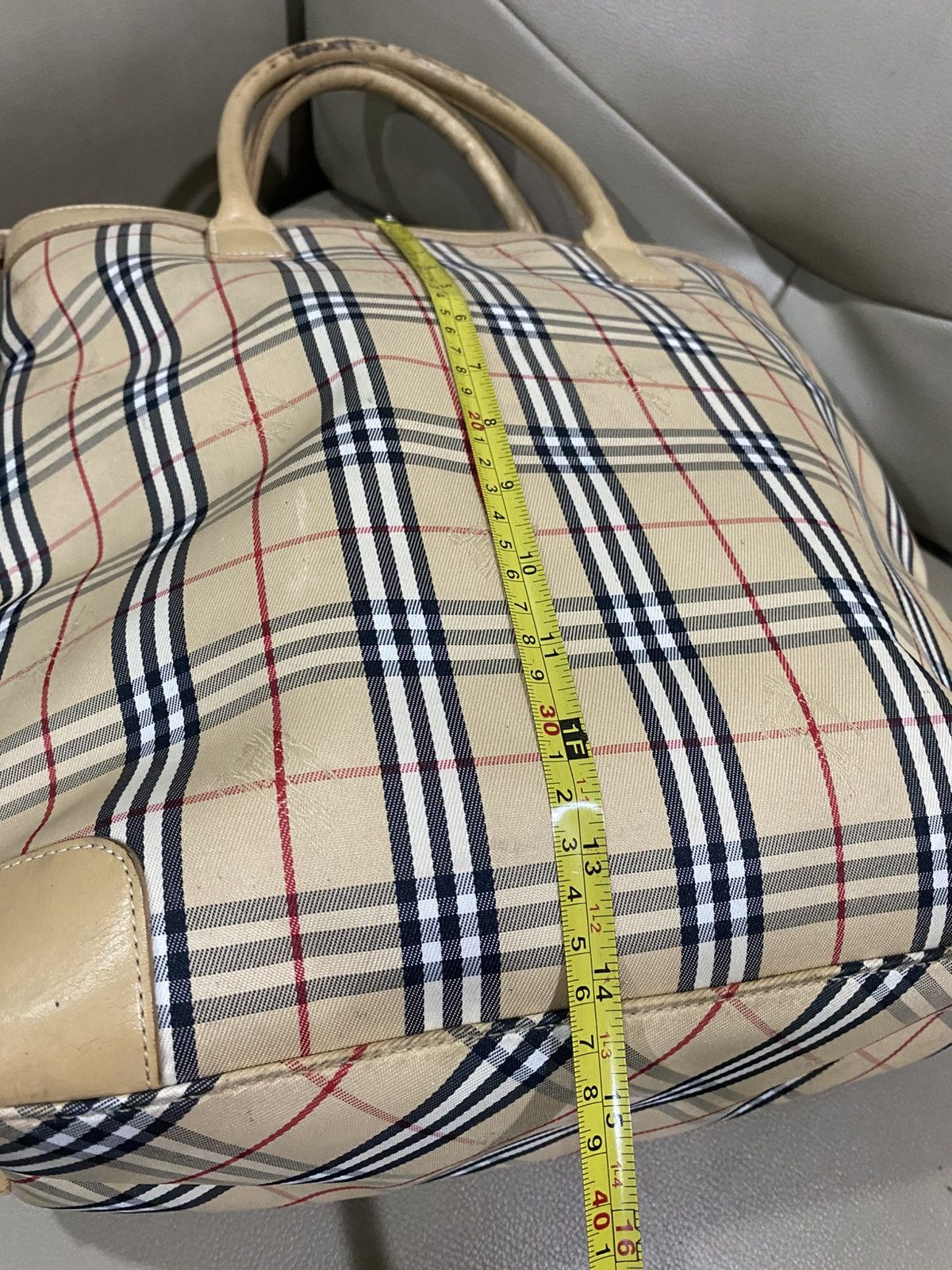 Burberry Authentic Vintage Burberry’s Nova Check Tote Bag Size ONE SIZE - 10 Thumbnail