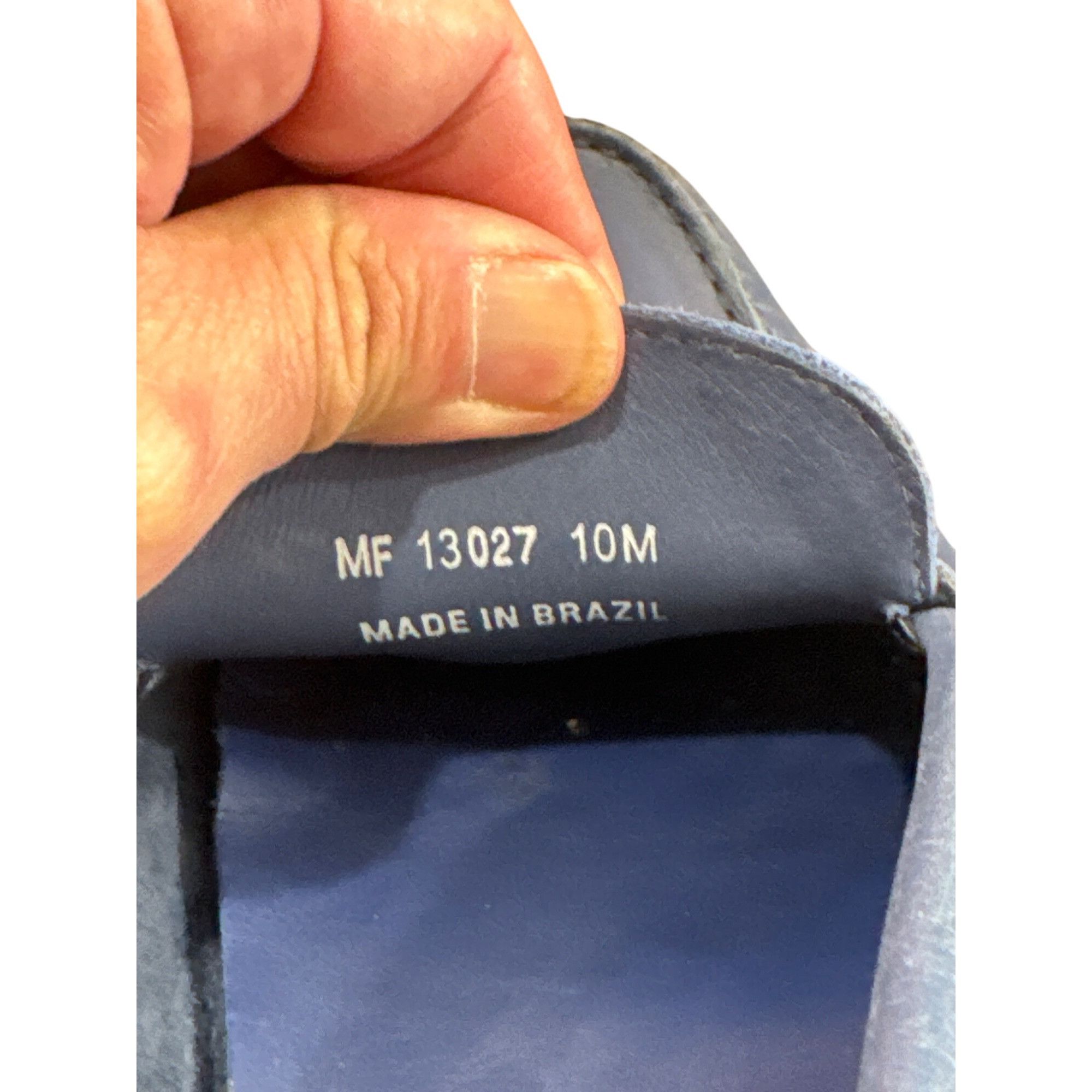 Mercanti Fiorentini Mercanti Fiorentini Mens Blue Leather Slip-On Loafers Size 1 Size US 10 / EU 43 - 12 Thumbnail
