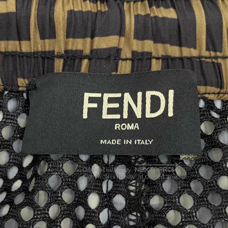 Fendi Fendi Dark brown logo letter printed casual workwear long Size US 30 / EU 46 - 6 Thumbnail