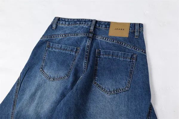 Japanese Brand Ami American silhouette washed trendy loose straight jeans Size US 34 / EU 50 - 4 Thumbnail