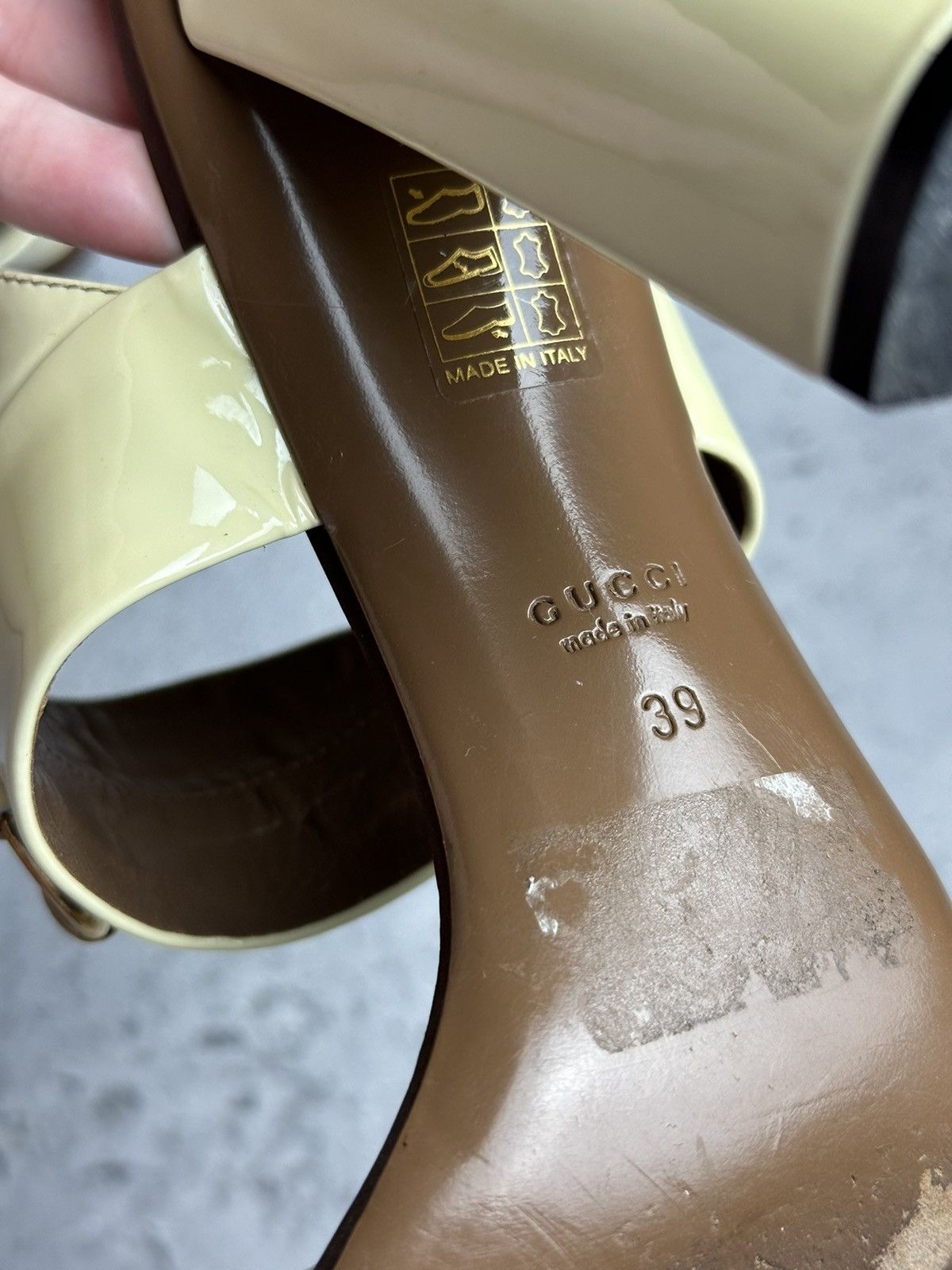 Gucci Gucci Leather Alyssa Horsebit Ankle Strap Sandals y2k Rare Size US 9 / IT 39 - 25 Thumbnail
