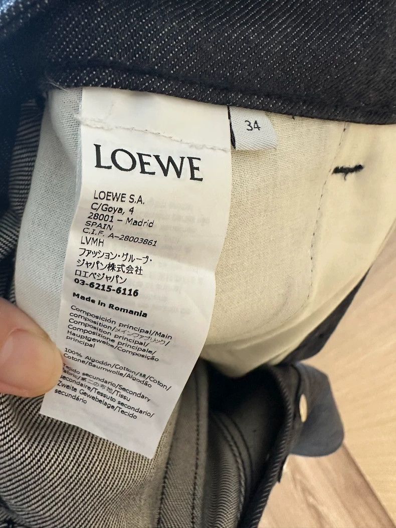 Loewe LOEWE Classic white rolled-up jeans Size 42" / US 20 - 6 Thumbnail