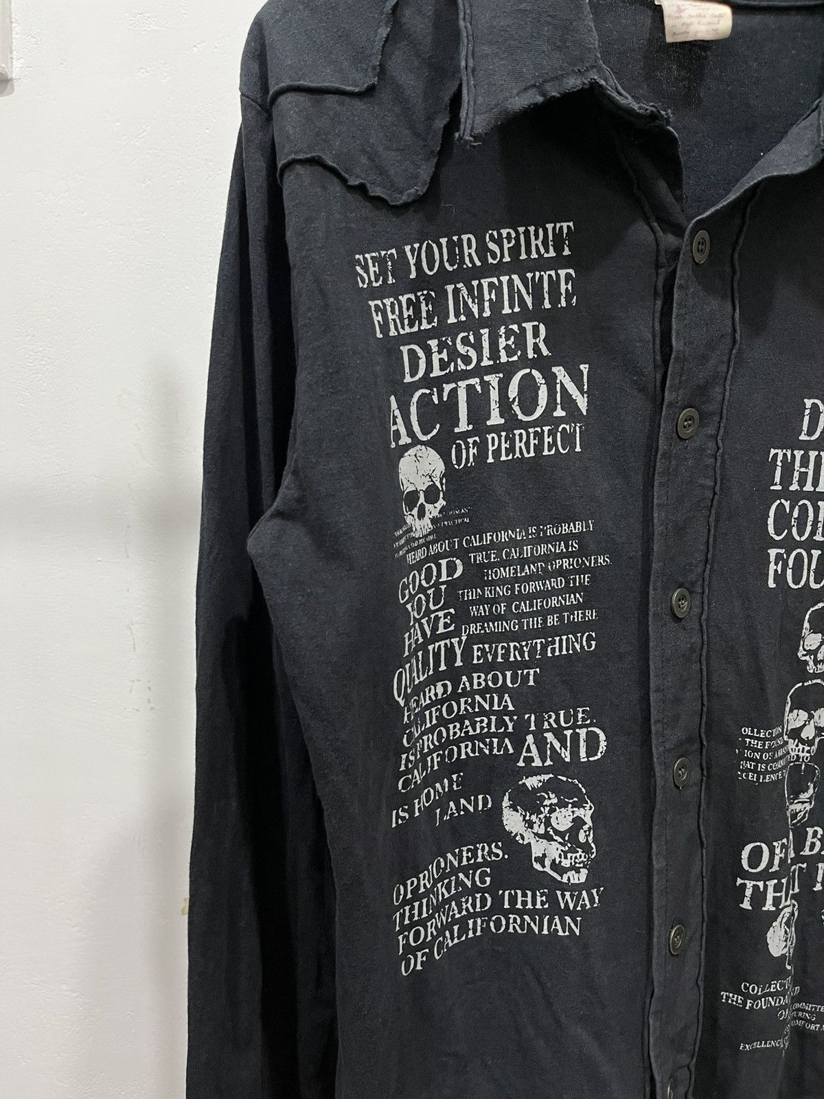 Yohji Yamamoto Vkei poem shirt vampire shirt Size US M / EU 48-50 / 2 - 4 Thumbnail
