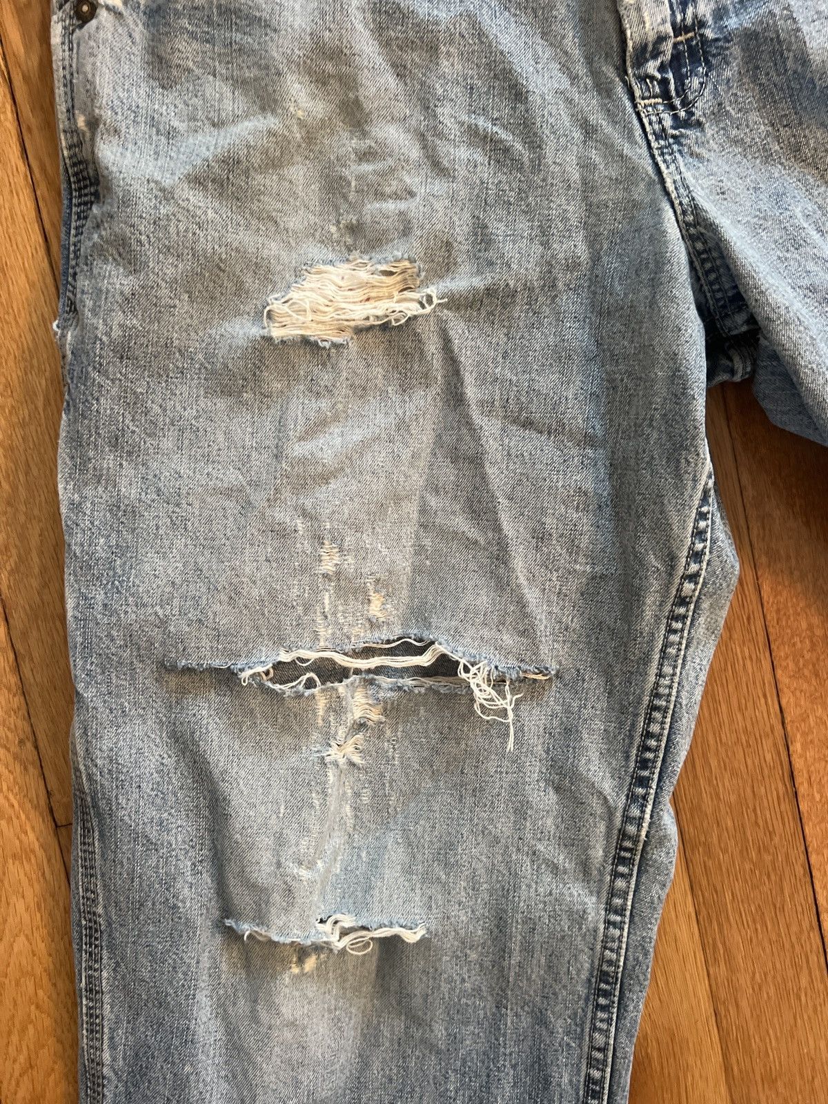 Lee × Vintage vintage lee baggy distressed carpenter pants y2k balenciaga Size US 34 / EU 50 - 2 Thumbnail