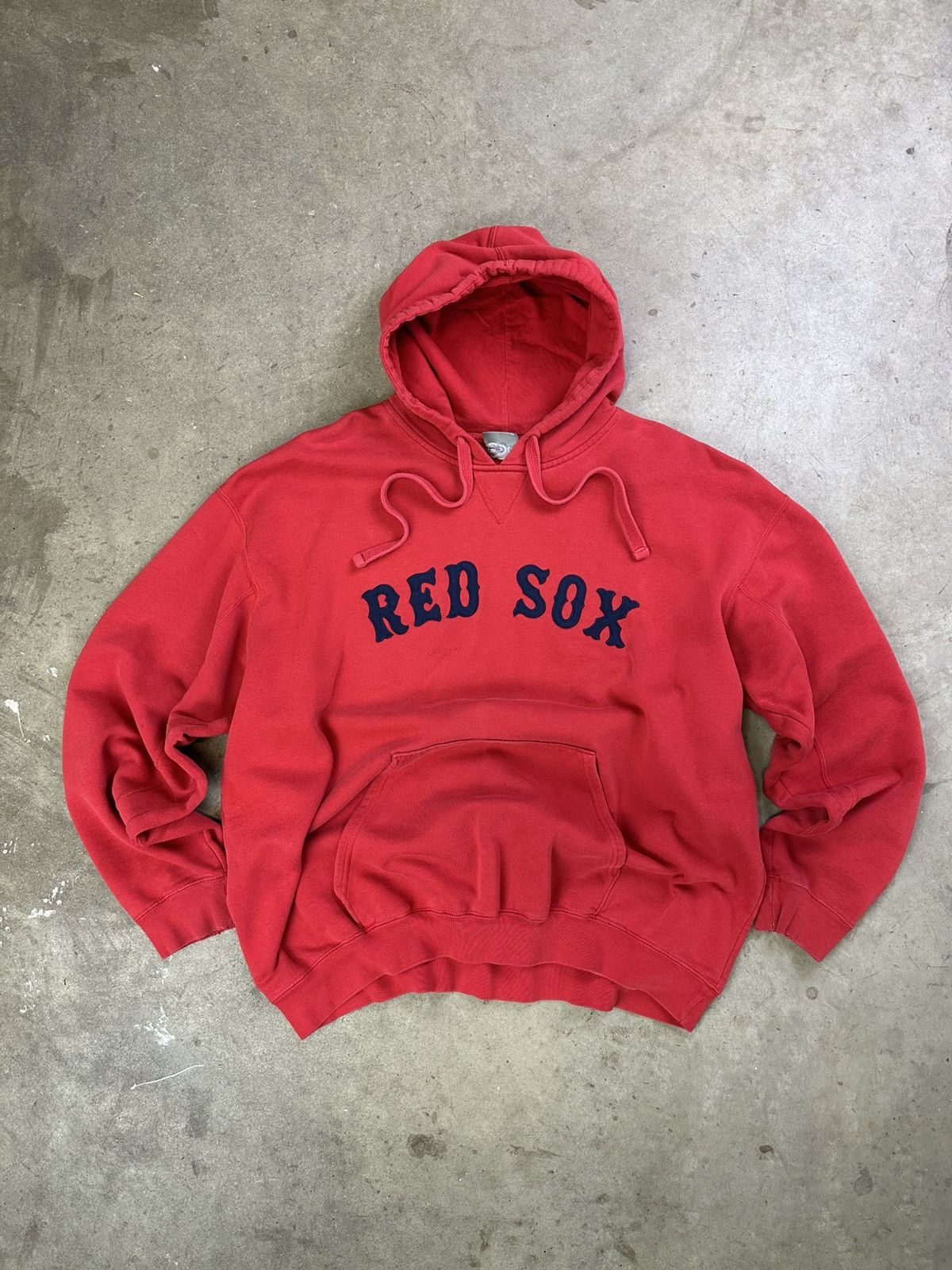 MLB Vintage Boxy Hoodie Boston Red Sox Baseball Sports Spellout Size US XXL / EU 58 / 5 - 1 Thumbnail