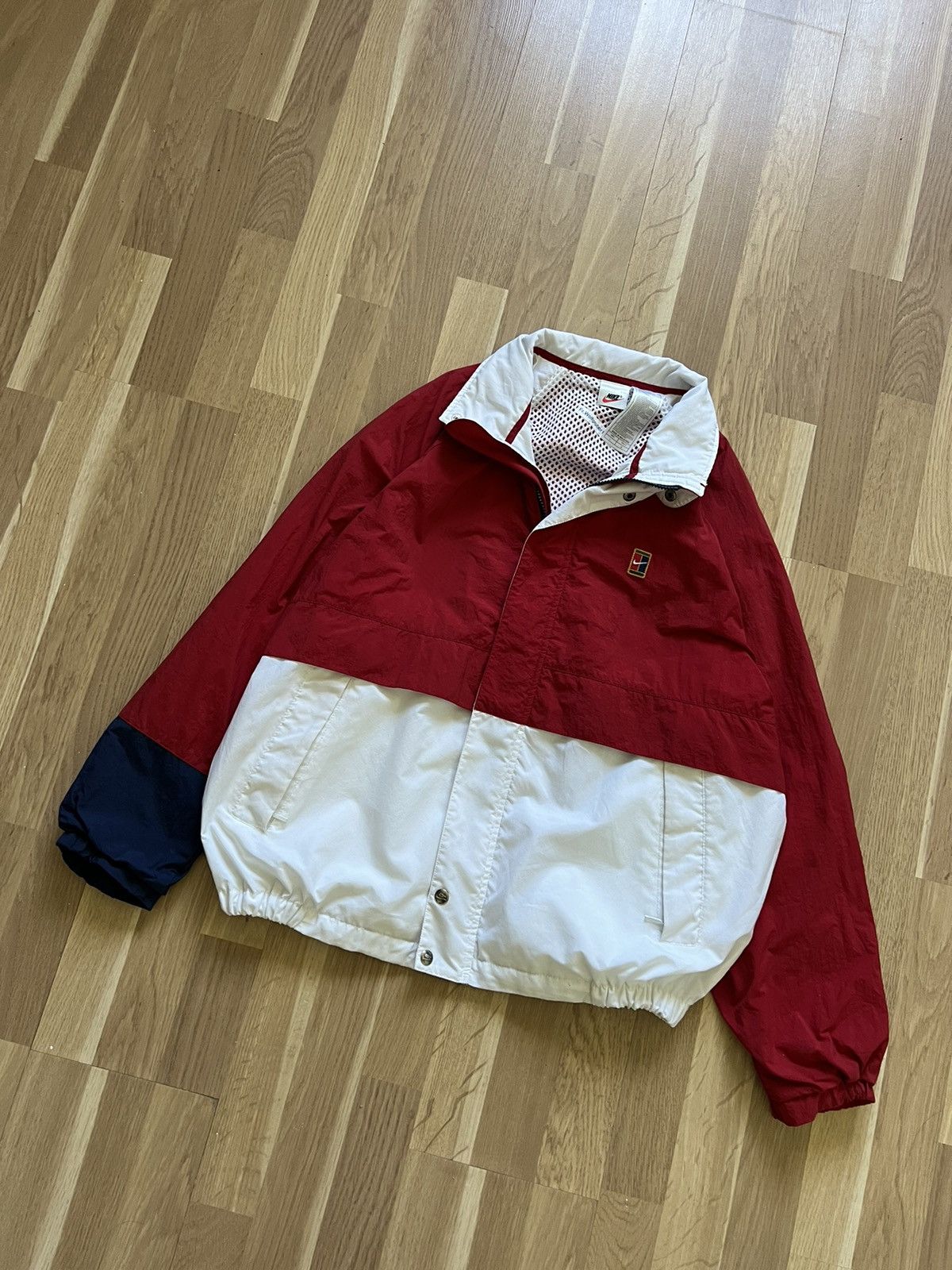 Nike Nike challenge court vintage jacket windbreaker 90s Size US L / EU 52-54 / 3 - 2 Thumbnail