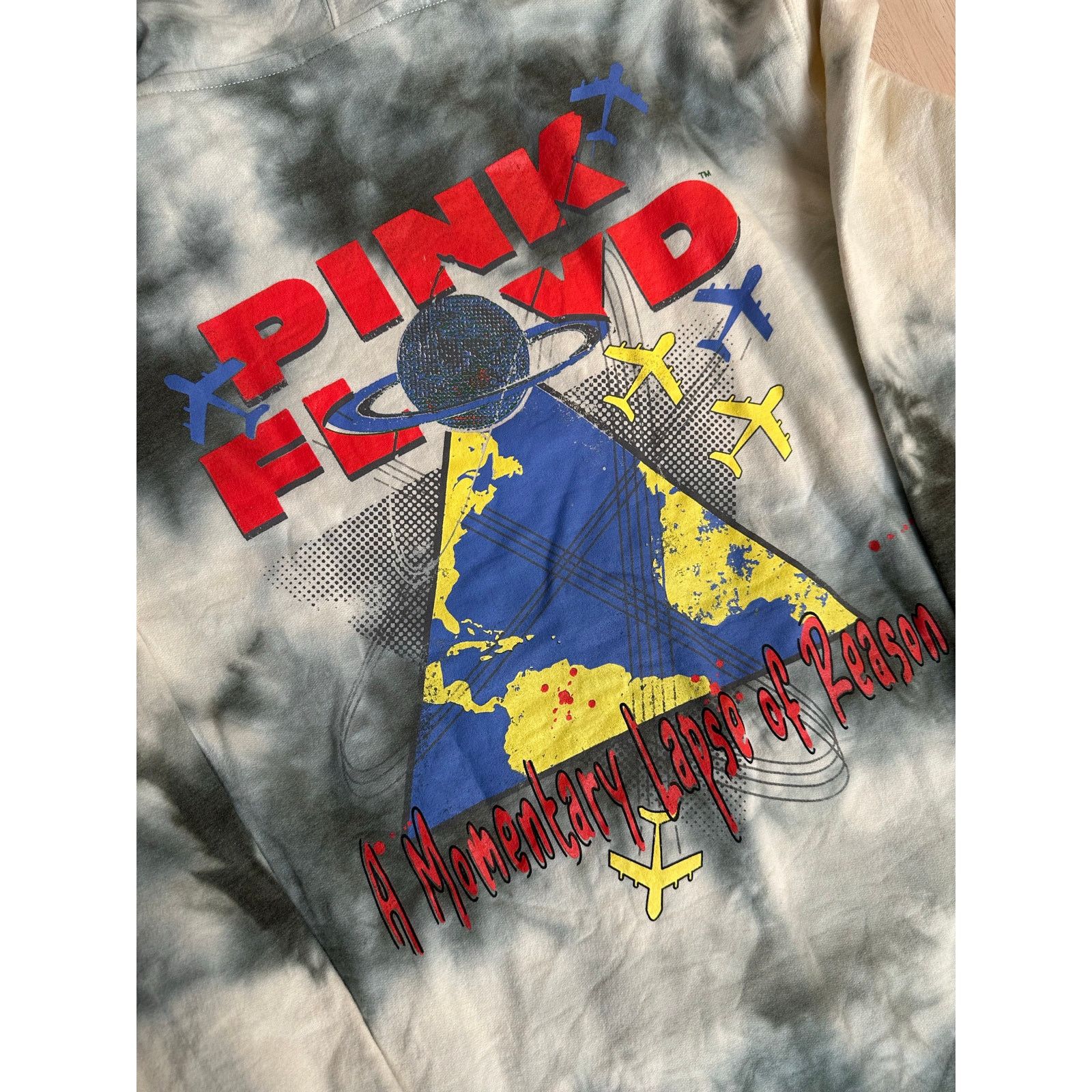 Pink Floyd Vintage Pink Floyd Tie Dye Hoodie - Size M - NEW Size M / US 6-8 / IT 42-44 - 4 Thumbnail