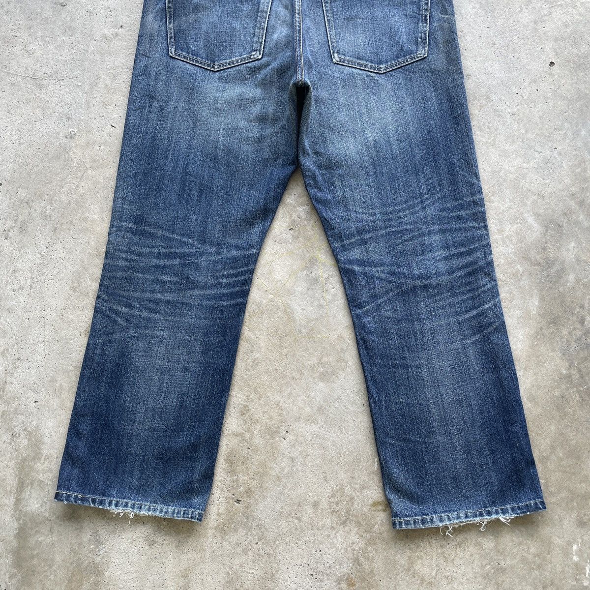 Japanese Brand Vintage Japanese StoneWash Blue Faded Jeans Pants Denim W36 Size US 36 / EU 52 - 9 Thumbnail
