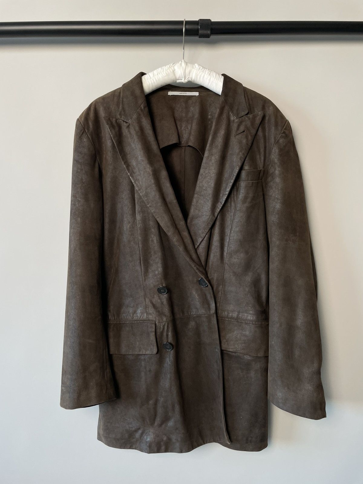 Yves Saint Laurent Yves Saint Laurent Rive Gauche by Tom Ford Waxed Blazer Size 48R - 3 Thumbnail