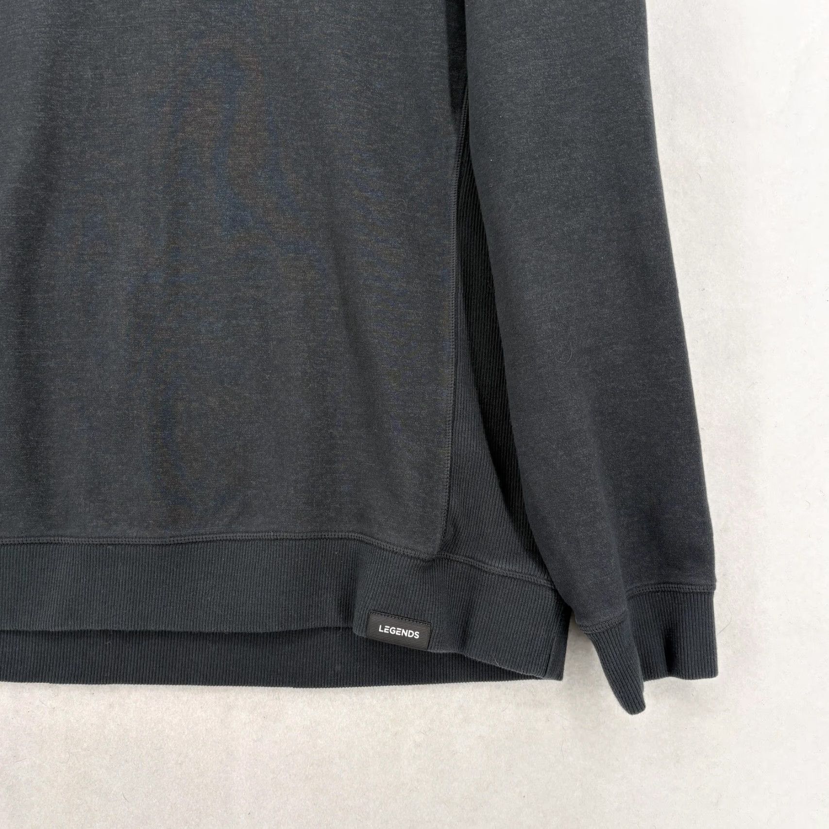 Vintage Legends Highland Quarter Zip Mens XL Gray Fleece Pullover Mock Neck 1/4 Zip Pullover Sportswear Sweatshirt Winter Camp Casual Logo Shirt Mens Size US XL / EU 56 / 4 - 3 Thumbnail