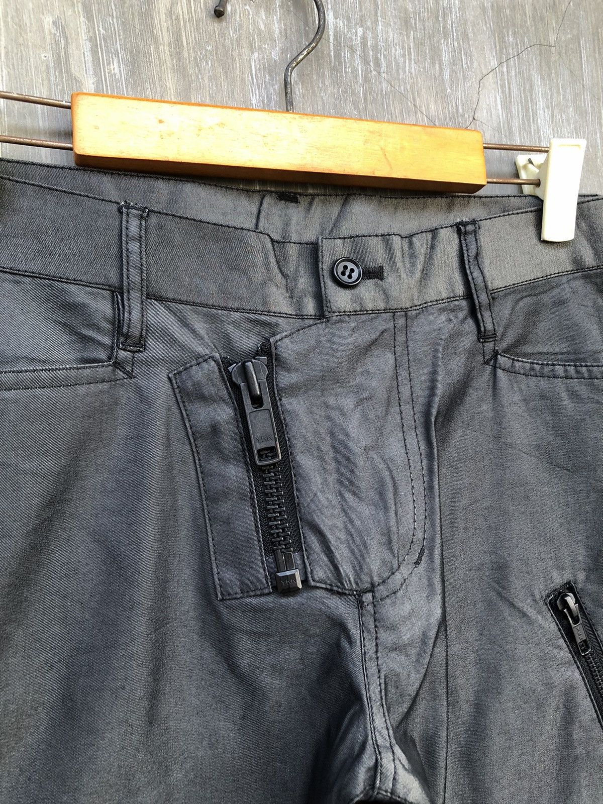 Japanese Brand × Katharine Hamnett London × Le Grande Bleu (L.G.B.) Y2K💥 Katharine Hamnett Zipper Pants Size US 31 - 4 Thumbnail
