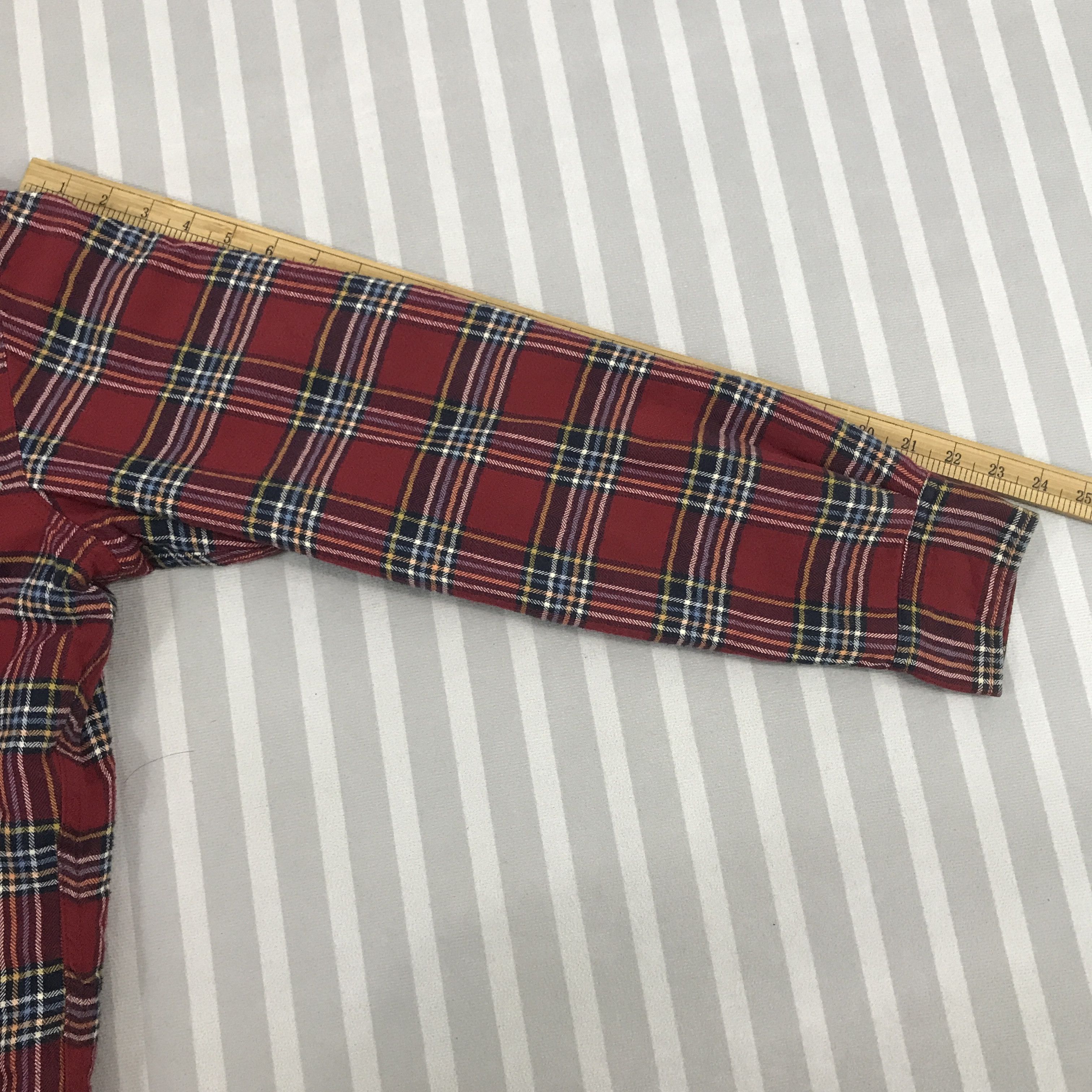 Lands' End × Vintage Vintage Lands end Flannel Snap Button jacket Size US M / EU 48-50 / 2 - 6 Thumbnail