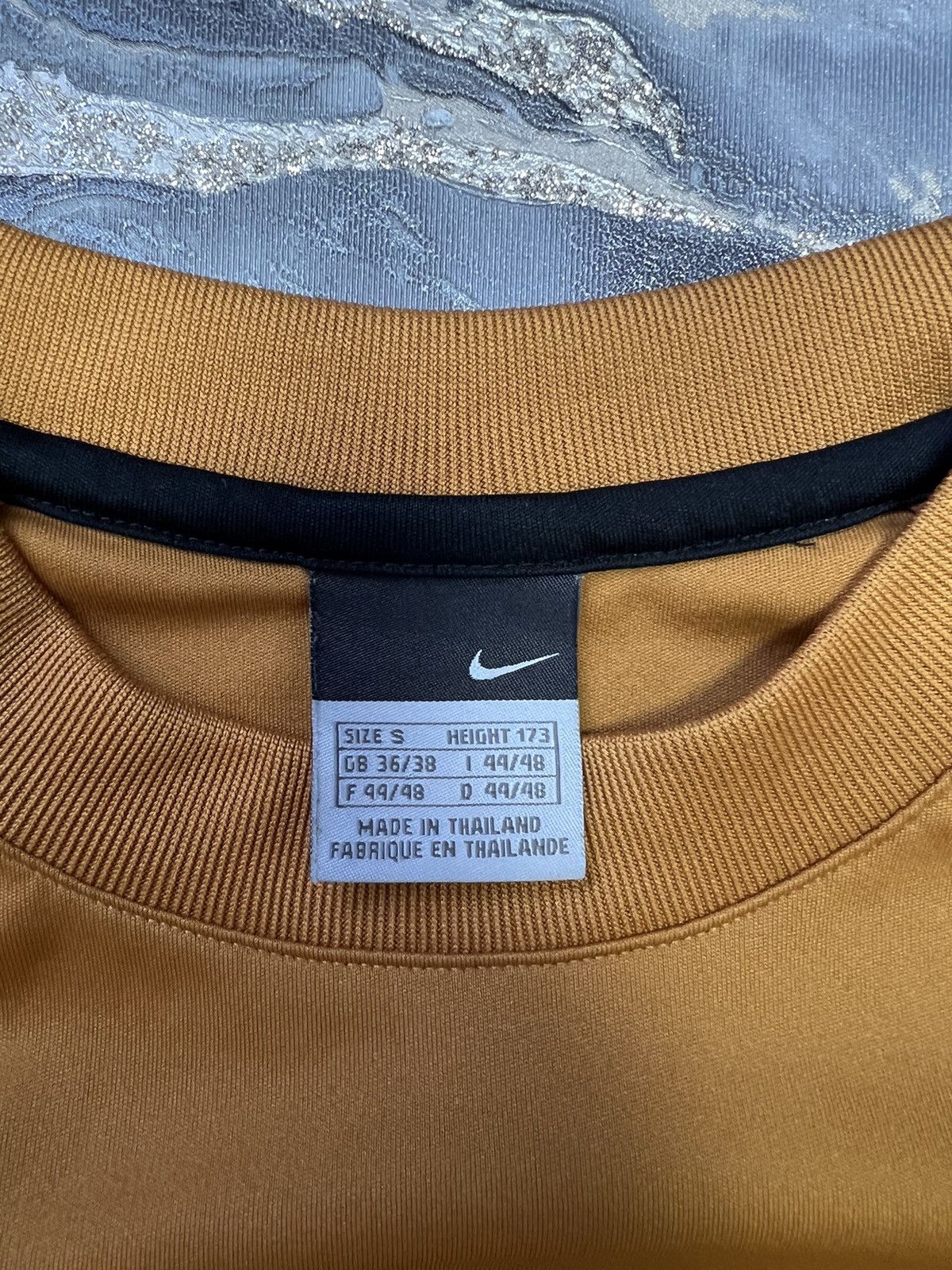 Nike × Vintage Vintage 00s Nike soccer football jersey style tee blokecore Size US S / EU 44-46 / 1 - 2 Thumbnail