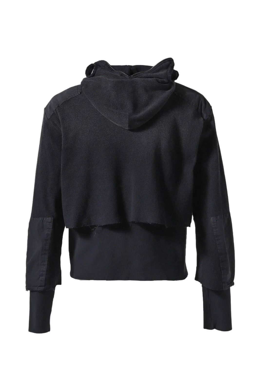 PROJECT G/R Project g/r GIMP WAFFLE THERMAL ZIP HOODIE size