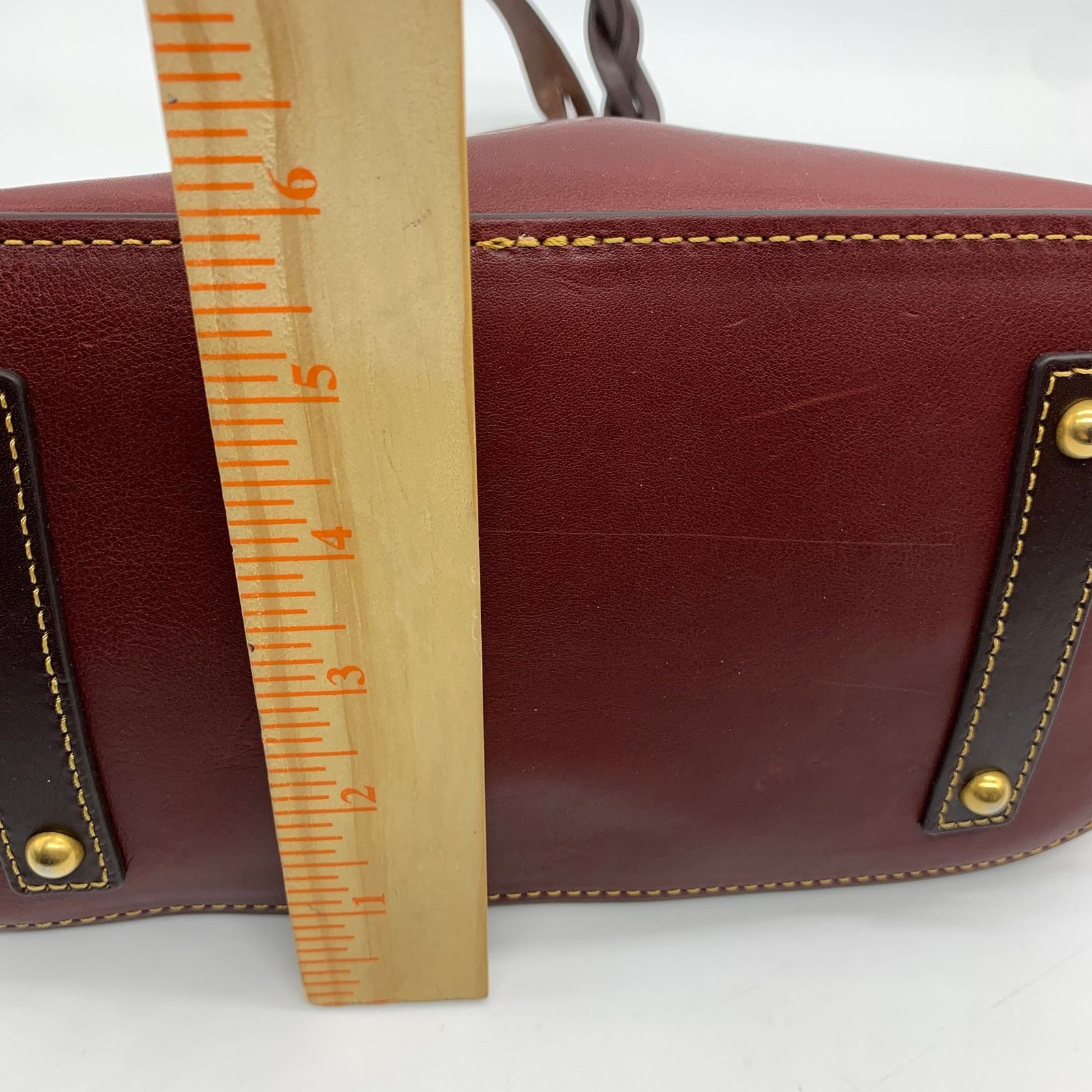 Dooney & Bourke Dooney & Bourke Florentine Leather Purse Small Heidi Satchel Size ONE SIZE - 9 Thumbnail