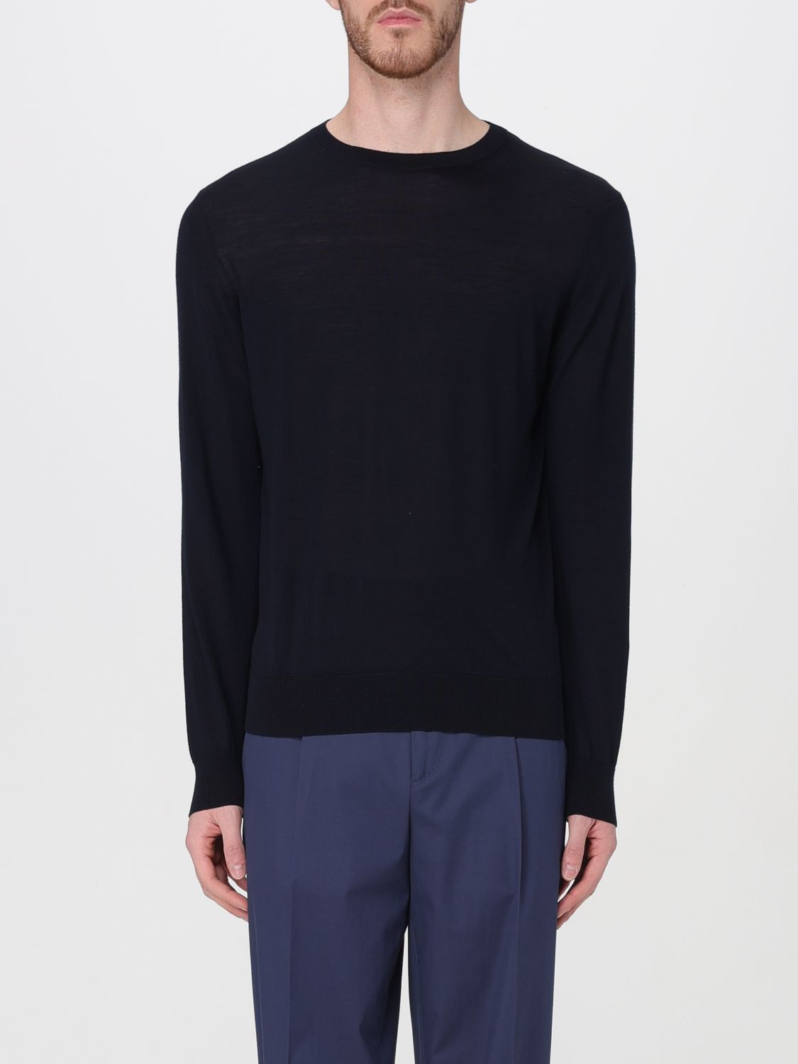 image of Ermenegildo Zegna Zegna Sweater Men Black (Size Large)
