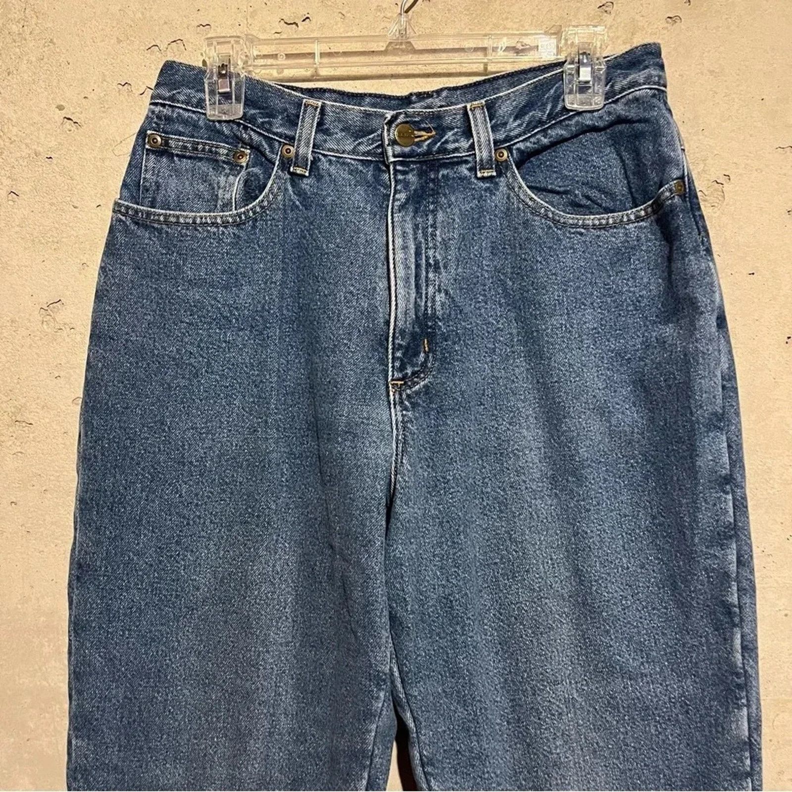 L.L. Bean Women's LL Bean Insulated Relaxed Fit Jeans Size 12 Denim Size 34" / US 12 / IT 48 - 9 Thumbnail
