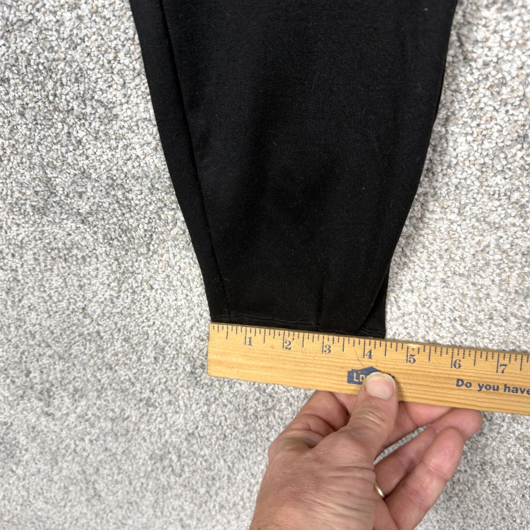 Vintage Chicos Weekends Leggings Womens 1 32x28 US 8 Black Ankle Stretch Clean NWT Shirt? Size 30" / US 8 / IT 44 - 3 Thumbnail
