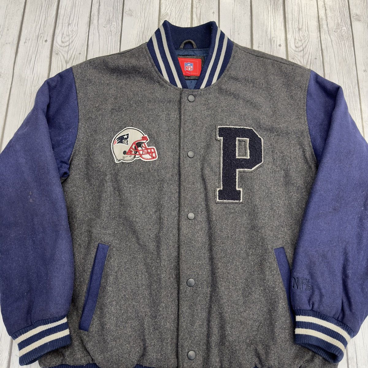 NFL × Vintage Vintage New England Patriots jacket Size US XXL / EU 58 / 5 - 3 Thumbnail