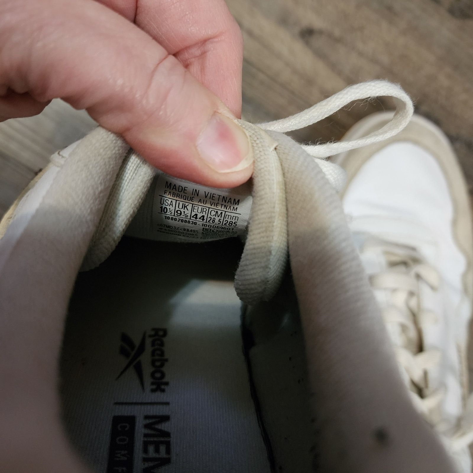 Reebok Preowned Wht & brown Reebok sneakers shoes mens sz 10.5 SH2 Size US 10.5 / EU 43-44 - 8 Thumbnail