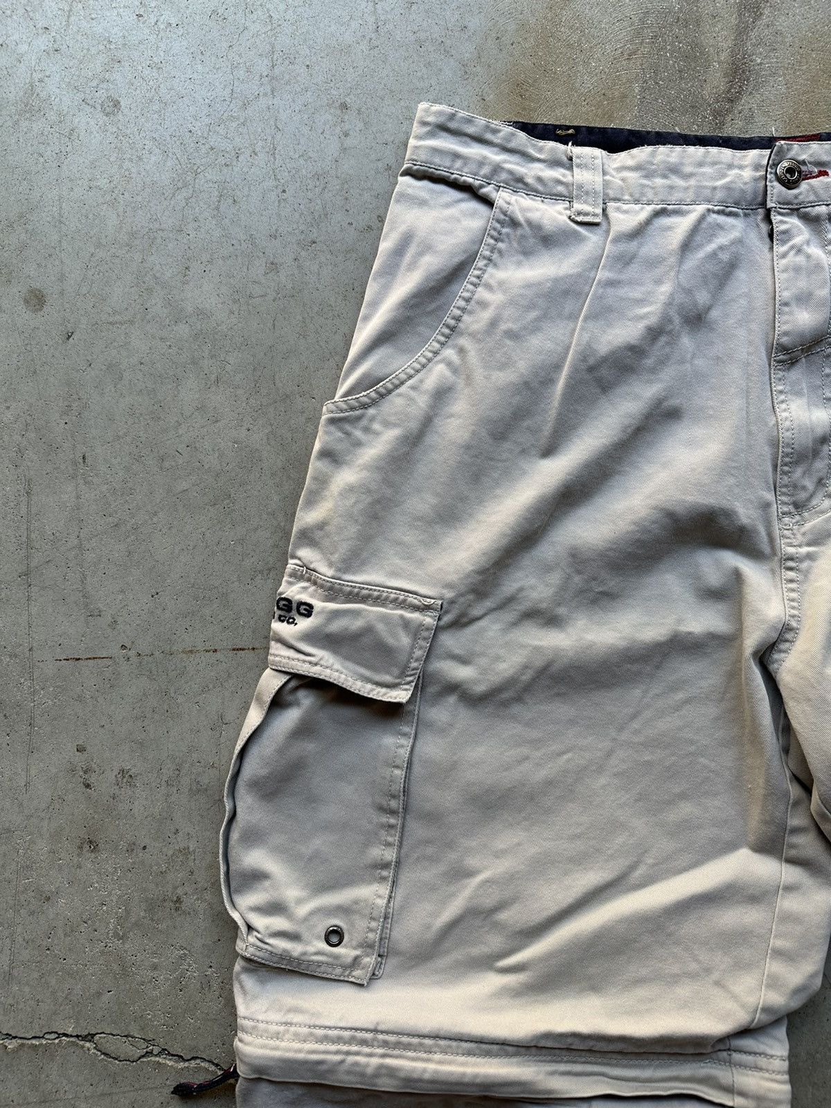 Jaded London Y2K Vintage Cream baggy cargo pants Size US 36 / EU 52 - 4 Thumbnail