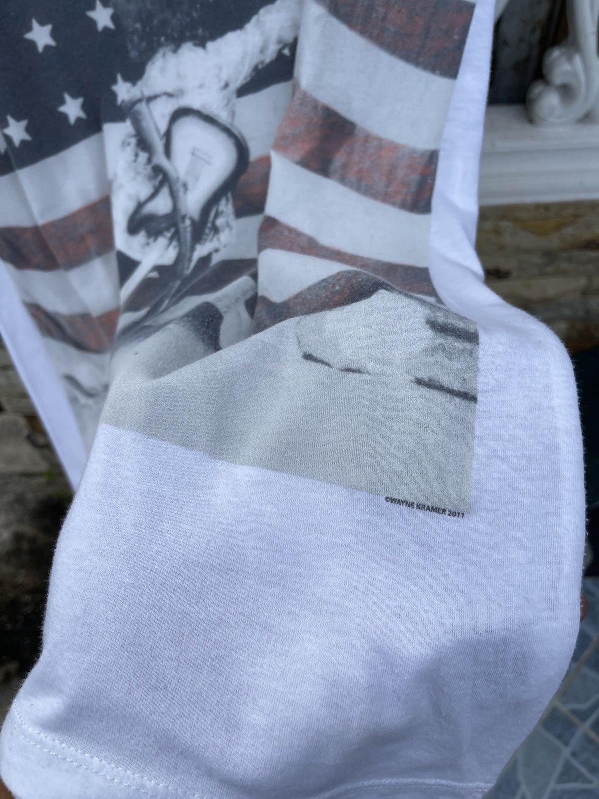 Band Tees Rare🔥Vintage Wayne Kramer White Tee Size US L / EU 52-54 / 3 - 3 Thumbnail