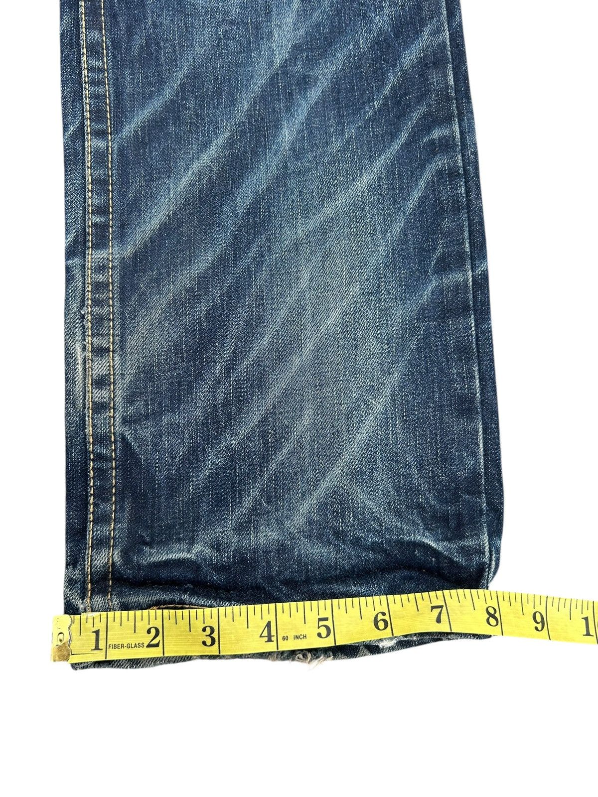 If Six Was Nine Red Pepper Japan Punk Distressed Denim Jeans Size US 31 - 24 Thumbnail