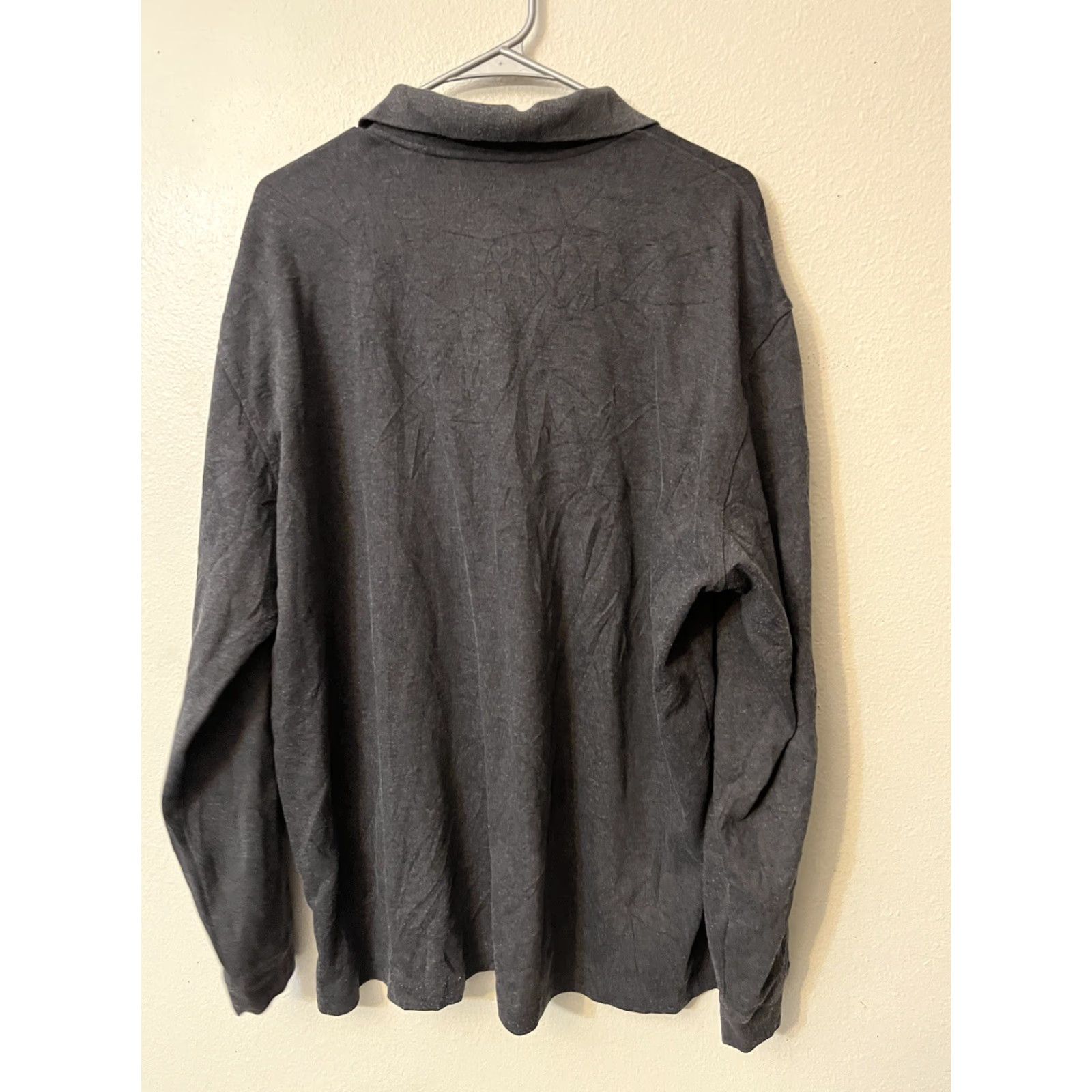 Orvis Orvis Polo Shirt Mens XL Cotton Blend Dark Gray Long Sleeve Signature Knit Logo Button Collar Classic Outdoor Y2K Fashion Vintage No Size US XL / EU 56 / 4 - 3 Thumbnail