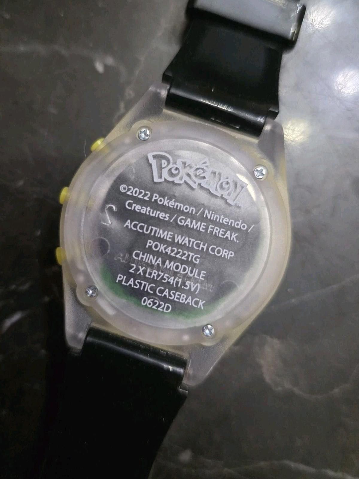 Other Nintendo Pokemon Pikachu Digital LCD Watch 2022 Accutime Yel Size ONE SIZE - 6 Thumbnail