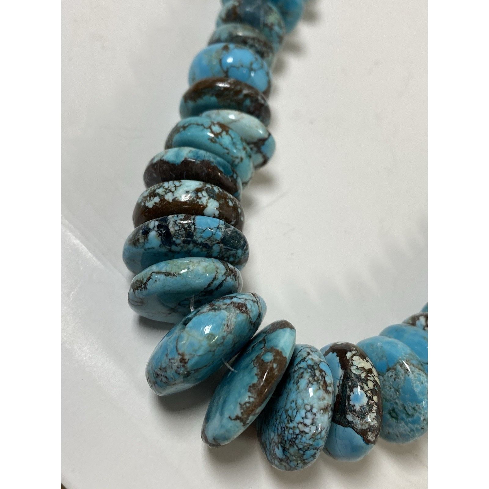 Other Vintage Native American Navajo Spiderweb Turquoise Necklace Size ONE SIZE - 7 Thumbnail