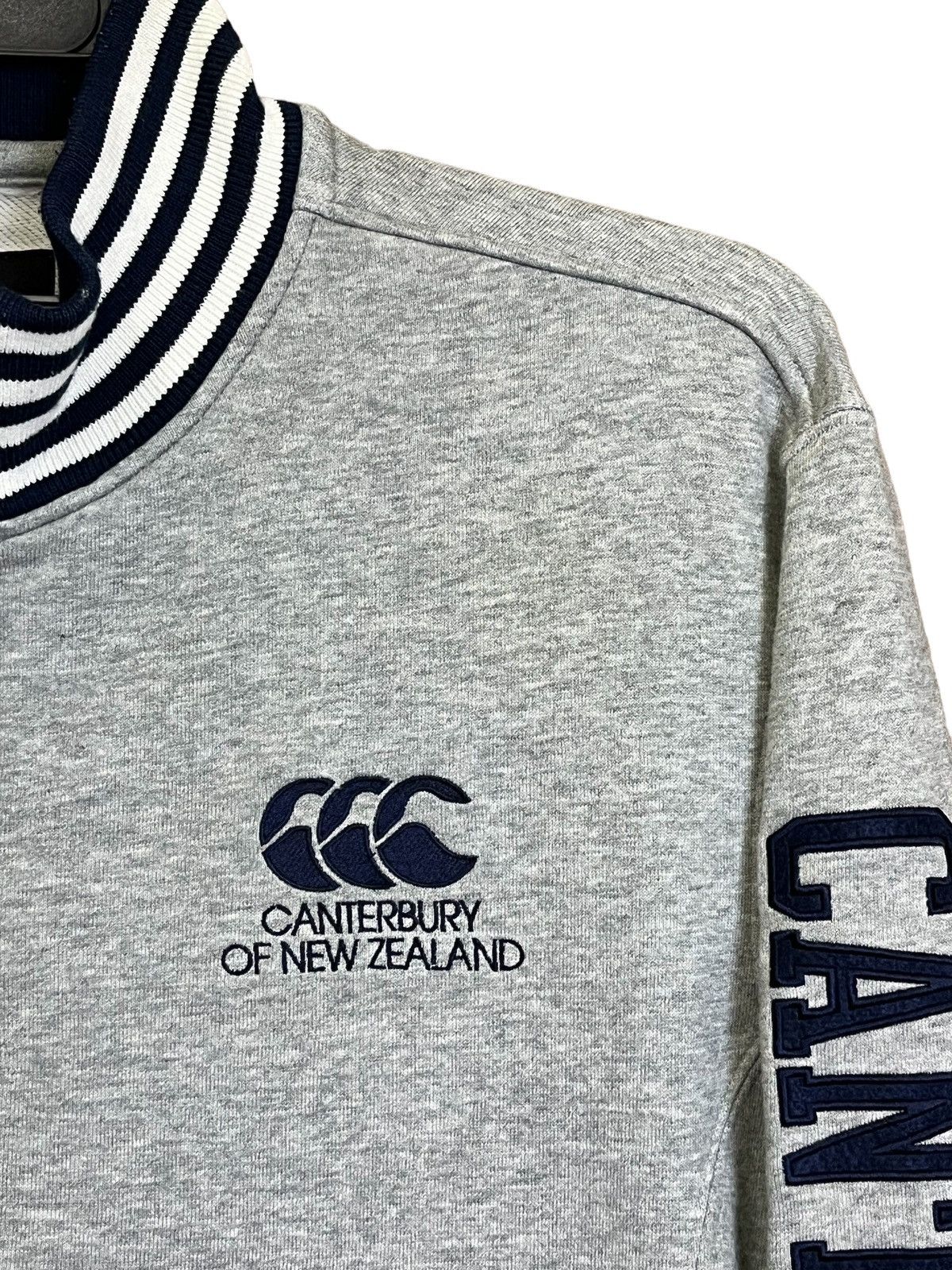 Canterbury of New Zealand CANTERBURY OF NEW ZEALAND EMBROIDERY LOGO ZIPPER JACKET Size US XL / EU 56 / 4 - 4 Thumbnail