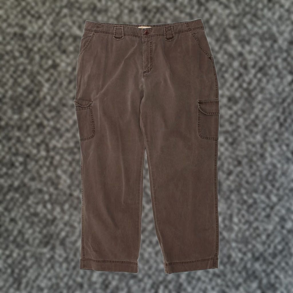 Lee LEE Womens Straight Cargo Trousers Grey Cotton W40 L30 Size 27" / US 4 / IT 40 - 1 Thumbnail