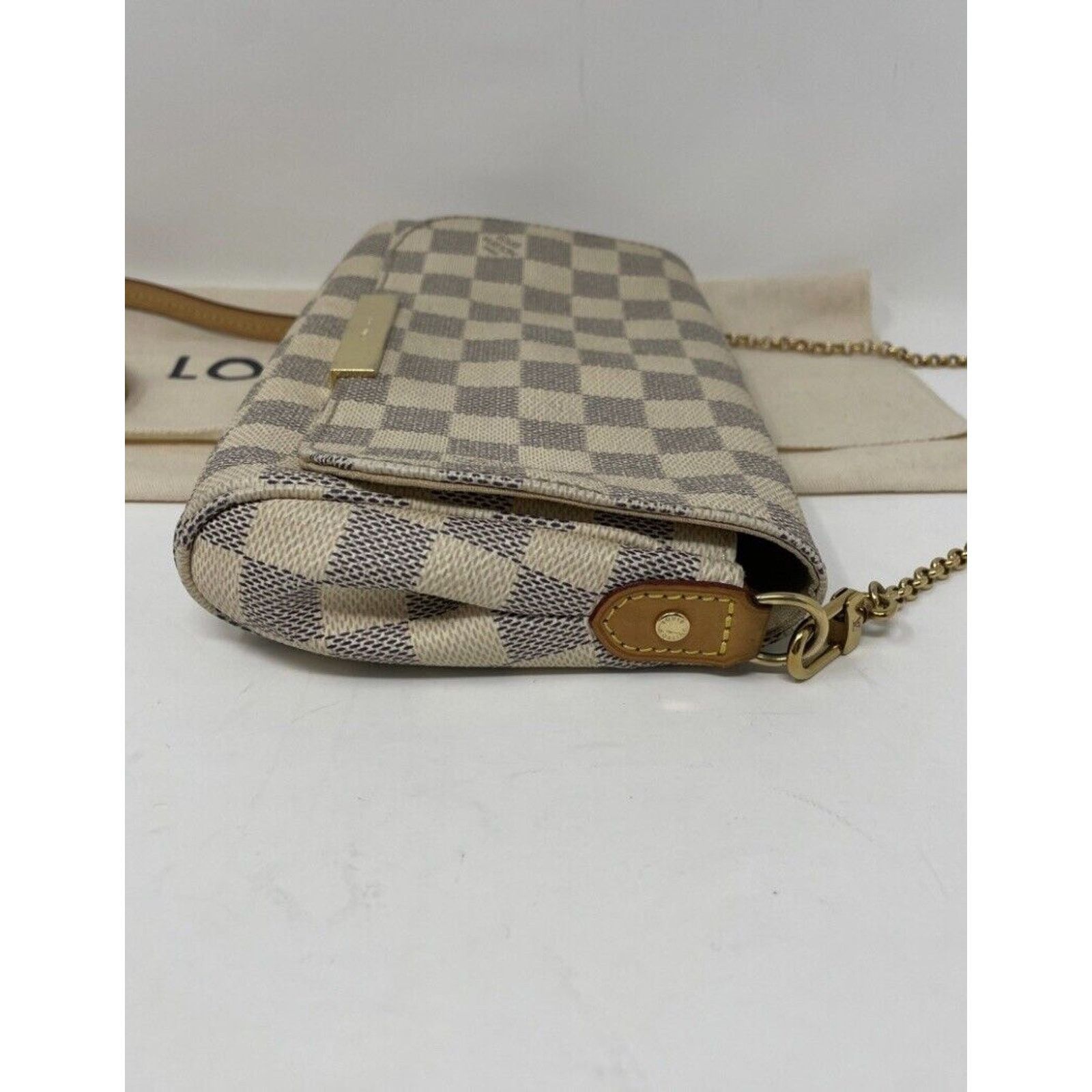 Louis Vuitton Louis Vuitton Favorite PM Damier Azur Shoulder Crossbody Size ONE SIZE - 7 Thumbnail