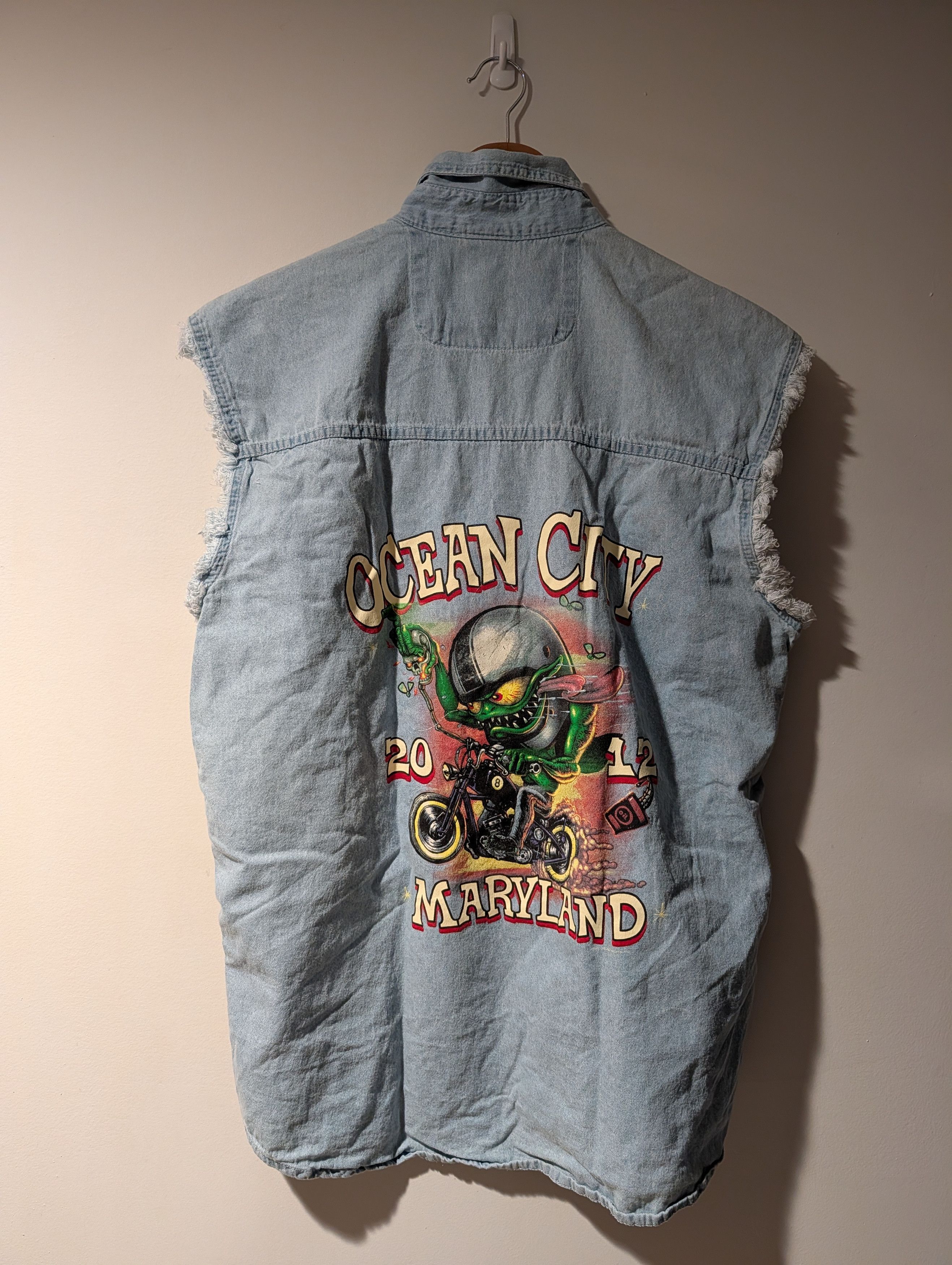 Harley Davidson Vintage 2012 Ocean City Maryland Rat Fink Button Up Shirt Size US M / EU 48-50 / 2 - 1 Thumbnail