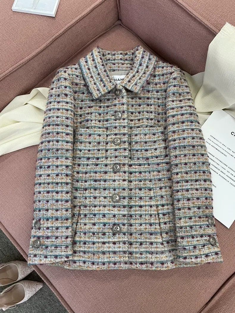 Chanel Chanel German Hamburg series colourful woven coat Size XS / US 0-2 / IT 36-38 - 1 Thumbnail