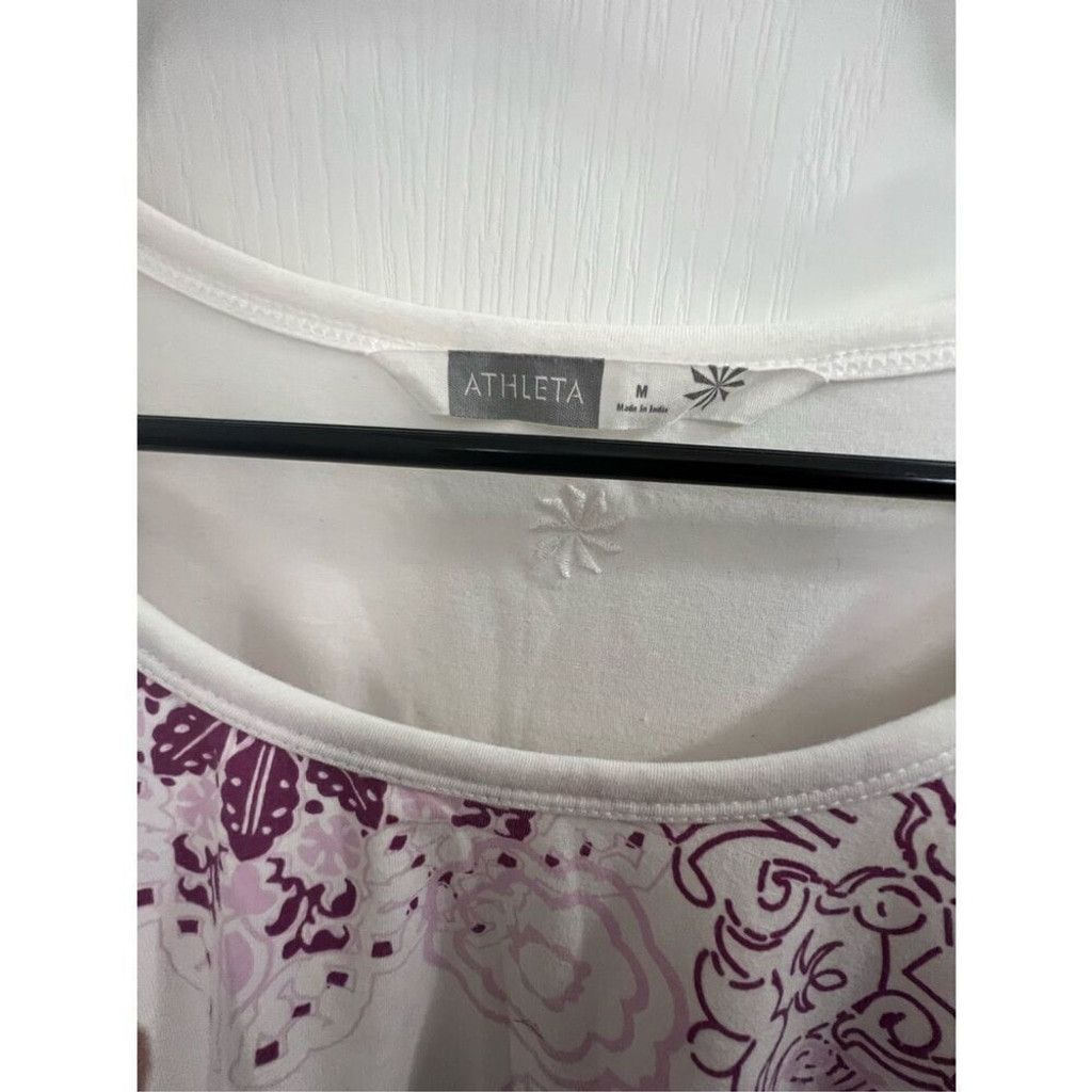 Athleta Athleta Boho Short Sleeve Athletic T-Shirt With Cinched Side Size L / US 10 / IT 46 - 4 Thumbnail