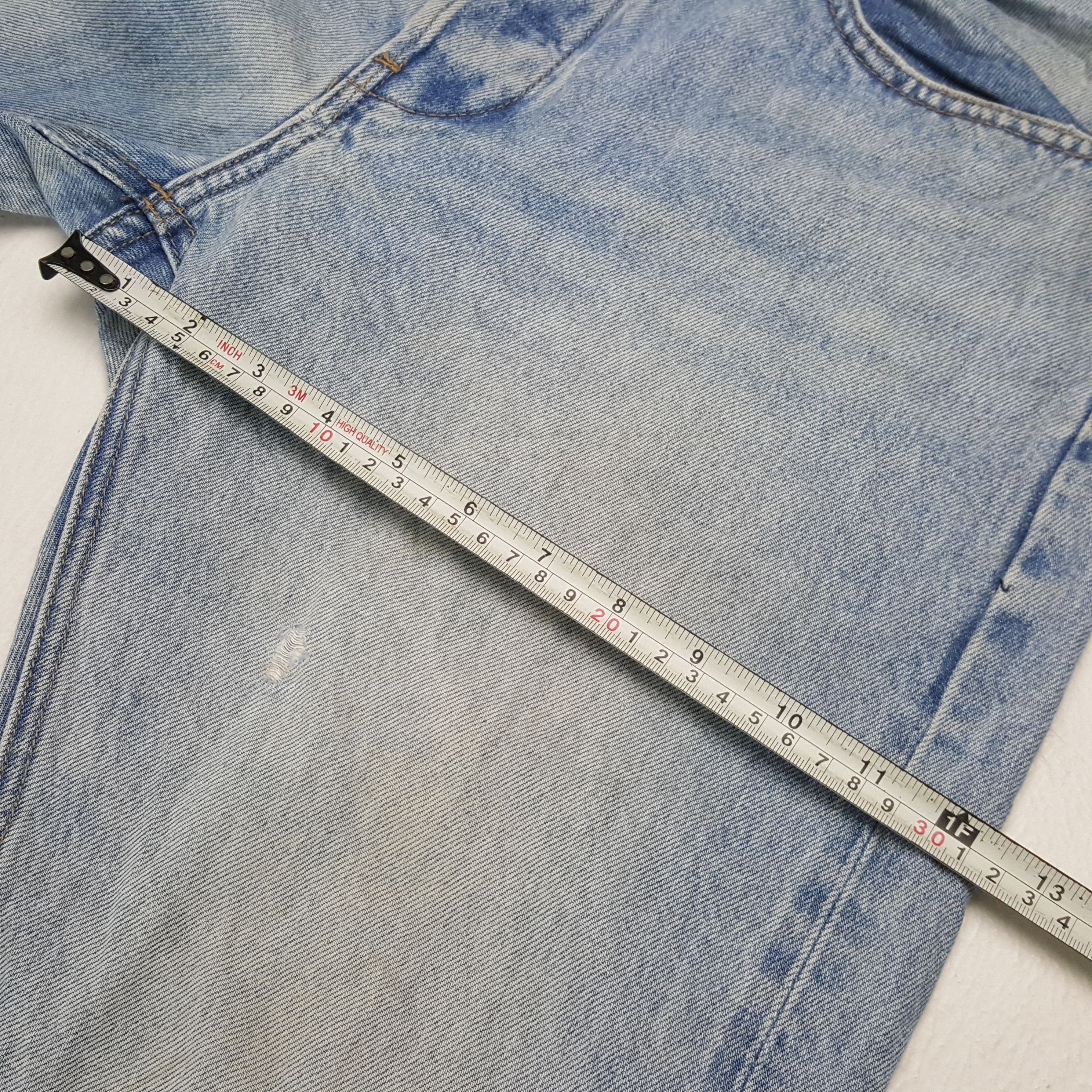 Andy Warhol × Billabong × Vintage Vintage ANDY WARHOL X BILLABONG Rare Design Distressed Jeans Size US 34 / EU 50 - 9 Thumbnail
