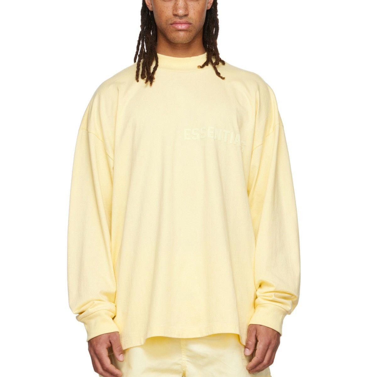Fear of God Fear of God Essentials L/S Tee Canary Size Large Size US L / EU 52-54 / 3 - 3 Thumbnail