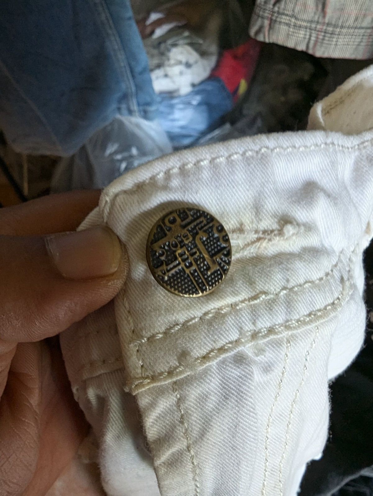 Japanese Brand × Voodoo Tactical White Men Cargo Trousers Pants B.D.City Vogue Classic Size US 36 / EU 52 - 7 Thumbnail