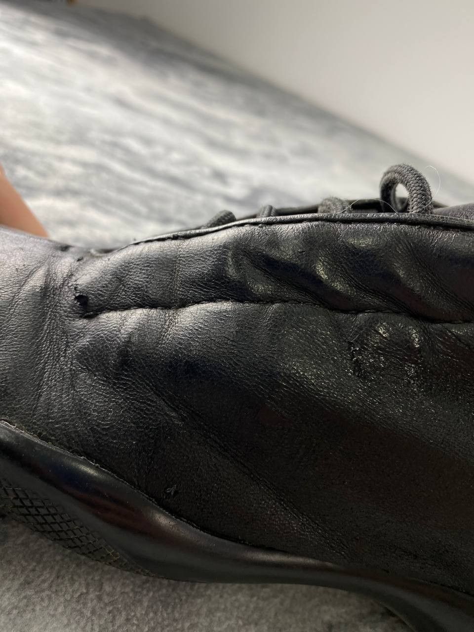 Prada Prada Leather Sneakers Size US 7 / EU 40 - 15 Thumbnail