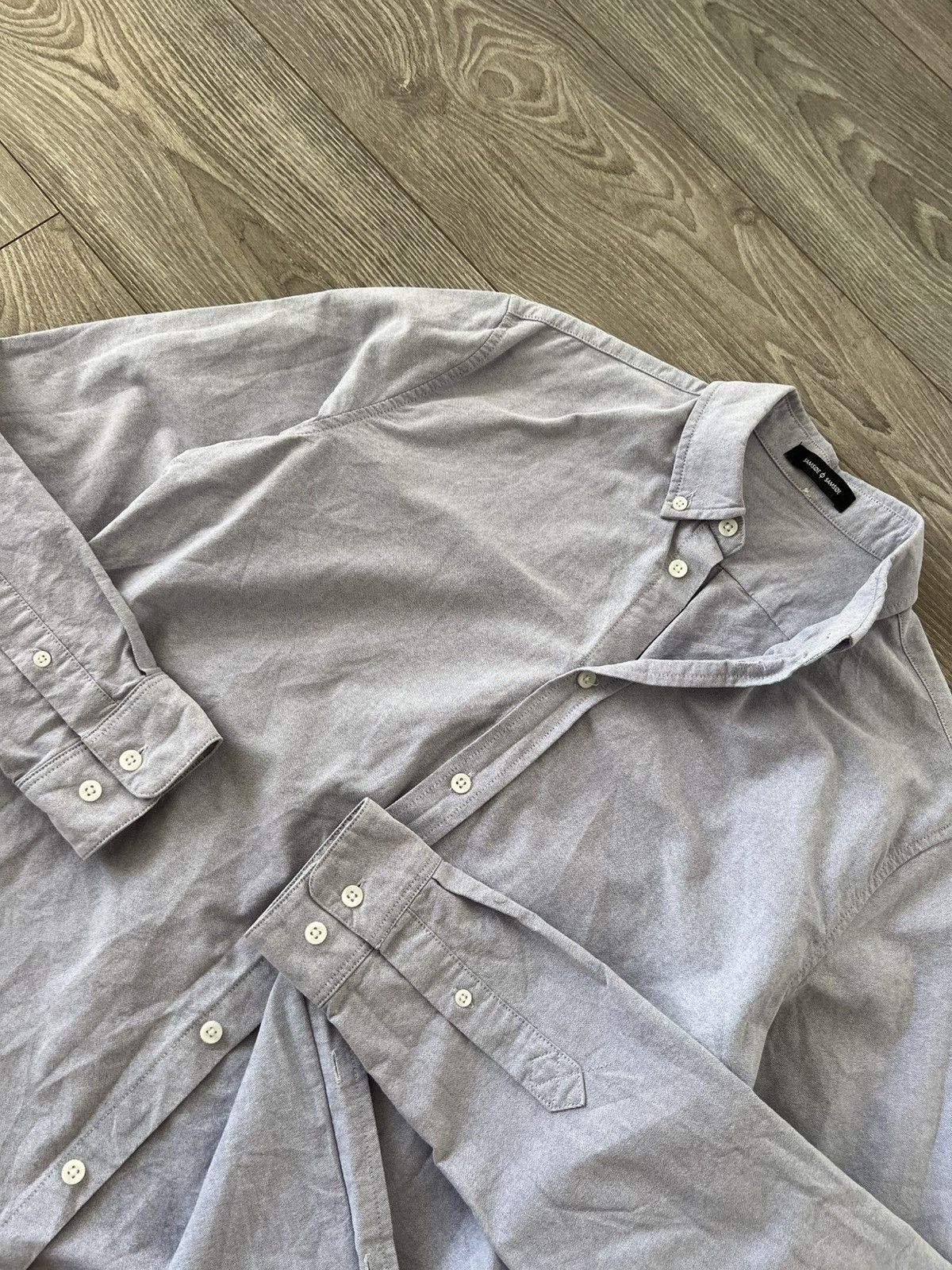 Samsoe Samsoe Samsoe Samsoe Basic Helsinki Oxford Button Up Casual Shirt Size US M / EU 48-50 / 2 - 15 Thumbnail