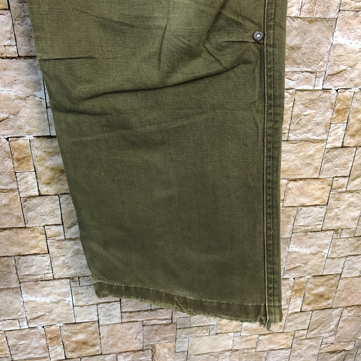 Japanese Brand Sonny Clouds Green utility Cargo Multipocket Pants #A980 Size US 29 - 10 Thumbnail