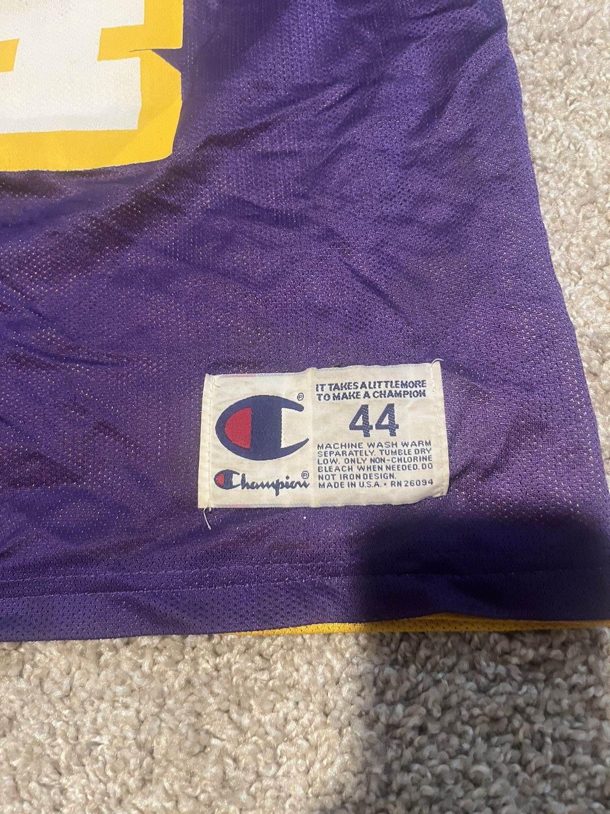 Champion × NBA Reversible Champion Lakers Jersey Size US L / EU 52-54 / 3 - 6 Thumbnail