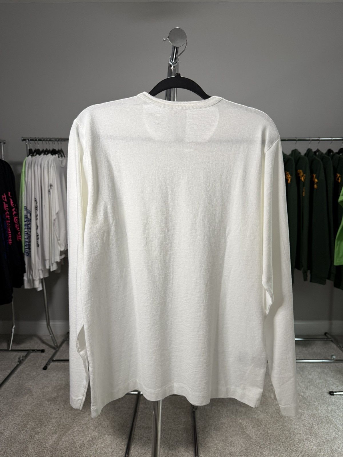 Chrome Hearts Chrome Hearts White “Y Not” Embroidered Longlseeve Size US M / EU 48-50 / 2 - 5 Thumbnail