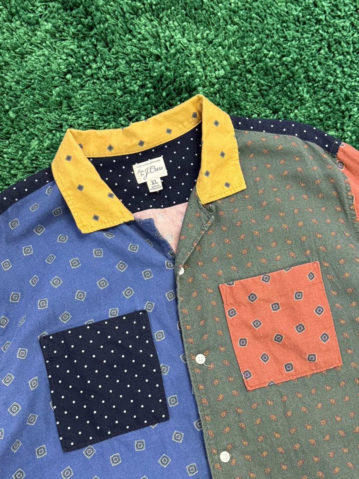 J.Crew RARE J.Crew Paisley Patch Work Shirt Sz. XL J Crew Sewn Size US XL / EU 56 / 4 - 3 Thumbnail