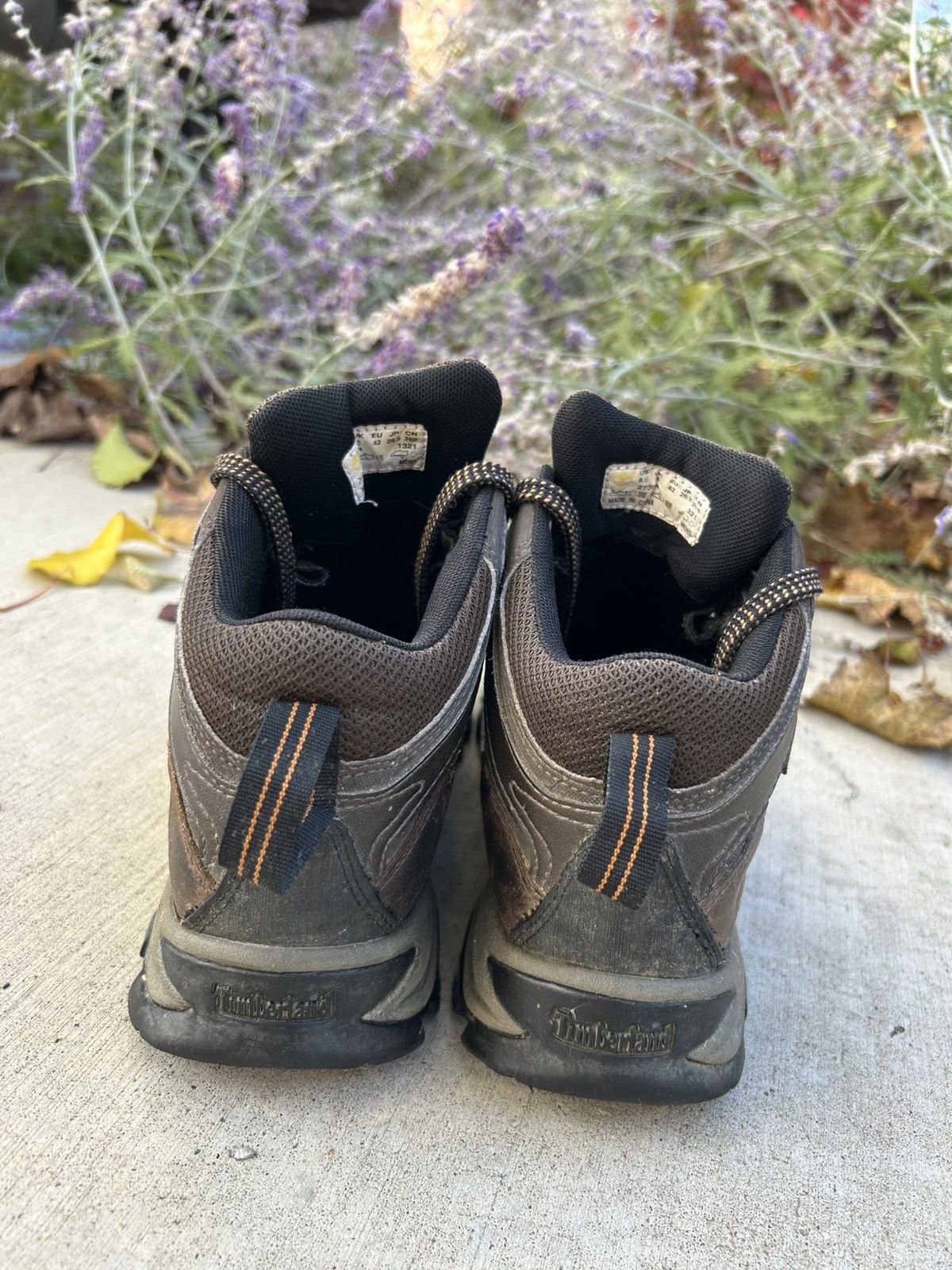 Timberland Timberland Waterproof Leather Hiking Boots Mid Cut Size US 8.5 / EU 41-42 - 7 Thumbnail